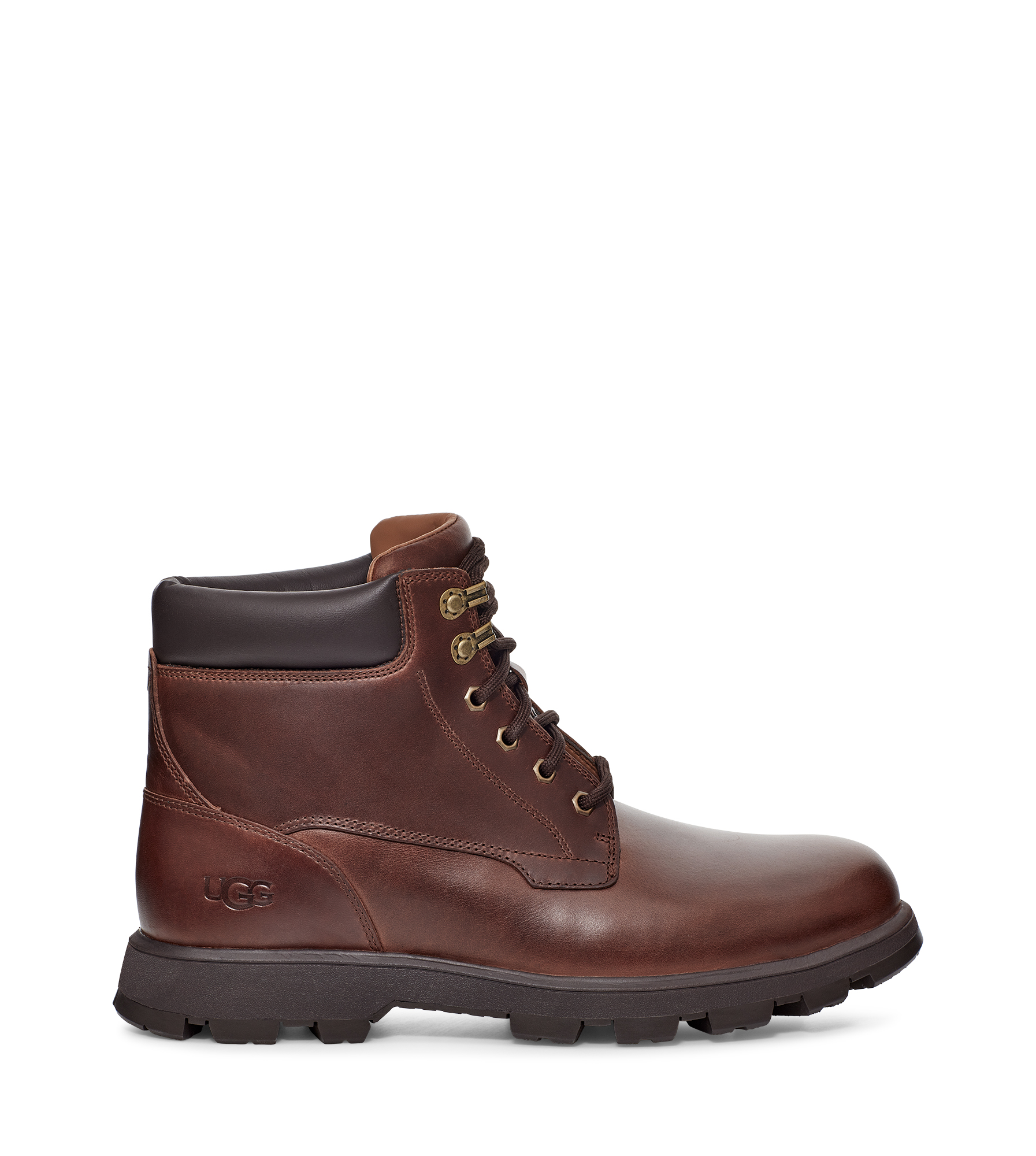 UGG Bottes Stenton pour Homme in Chestnut Leather, Taille 41