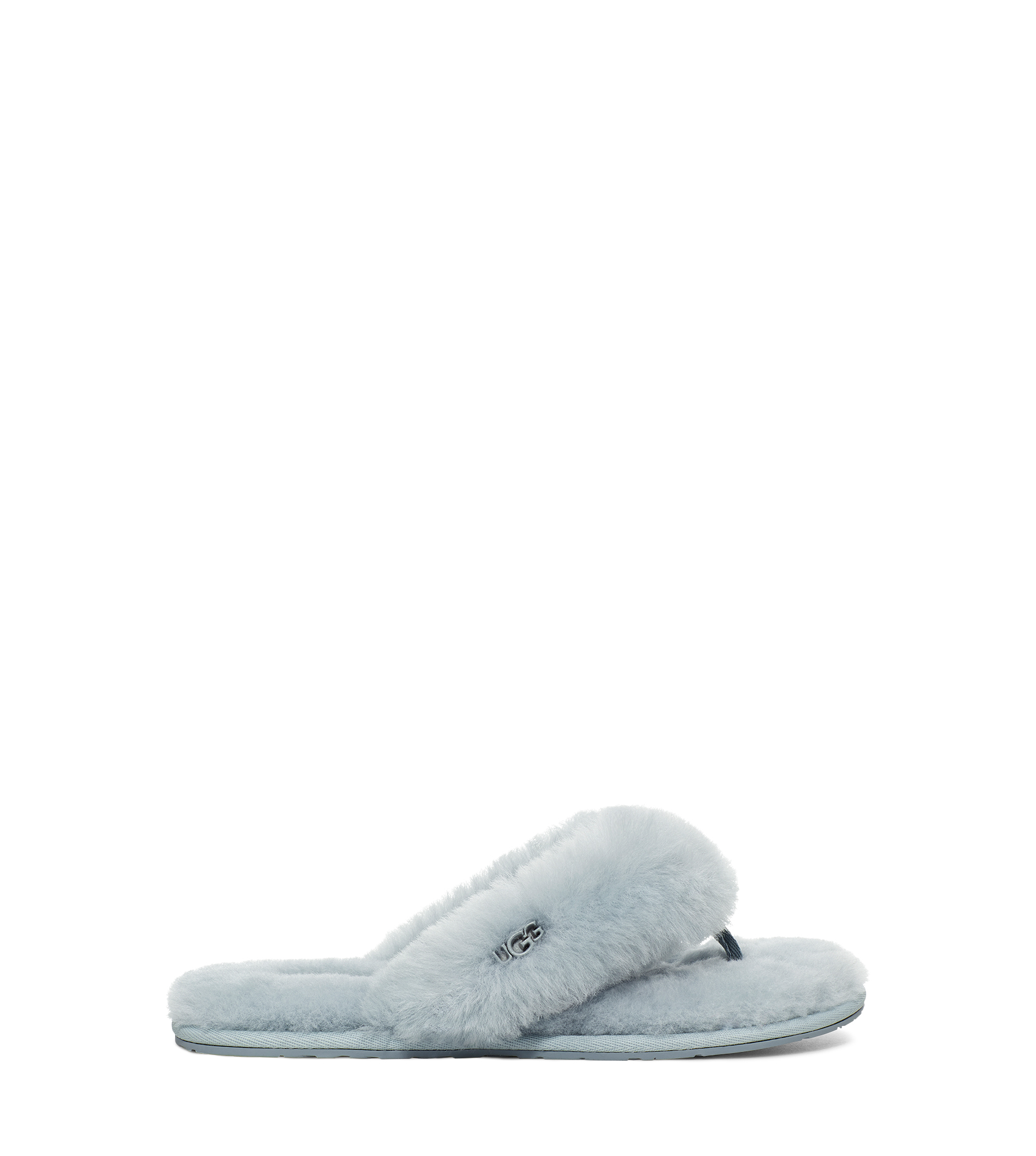 UGG Fluff Flip Flop Logo in Blue, Taille 36