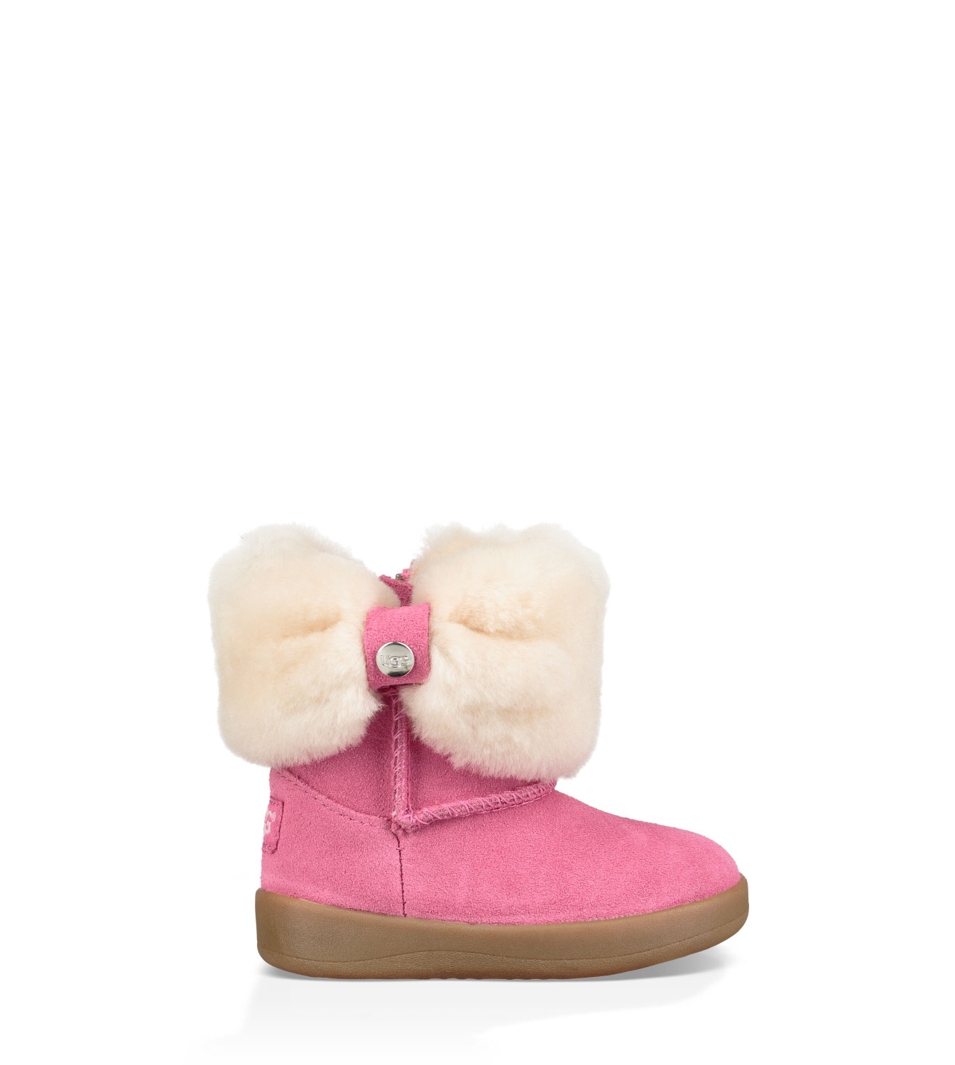 UGG Ramona Bottes Détente pour Bébé in Pink, Taille 16, Cuir