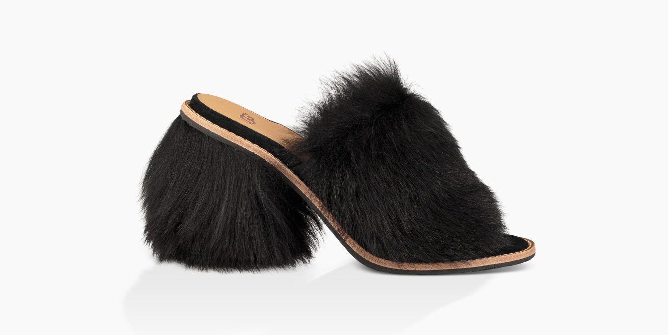 UGG® Rosa Fluff Heel Slide for Women | UGG® Spain