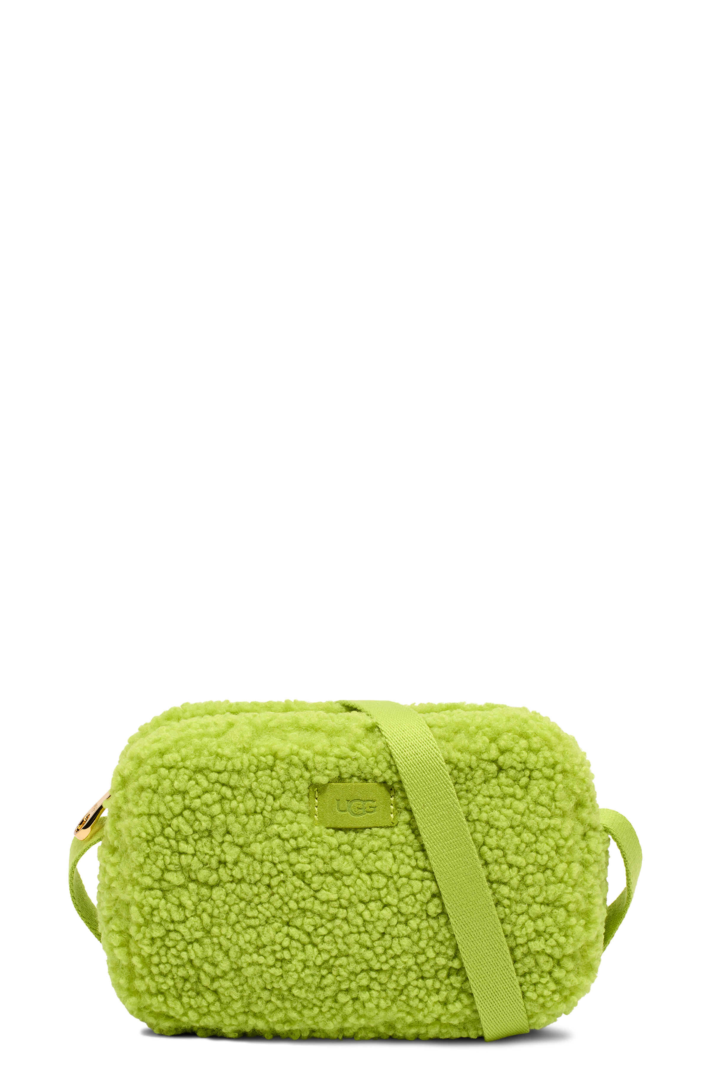 UGG Janey II-crossbodytas van imitatielammy voor Dames in Jalapeno, Polyestermix