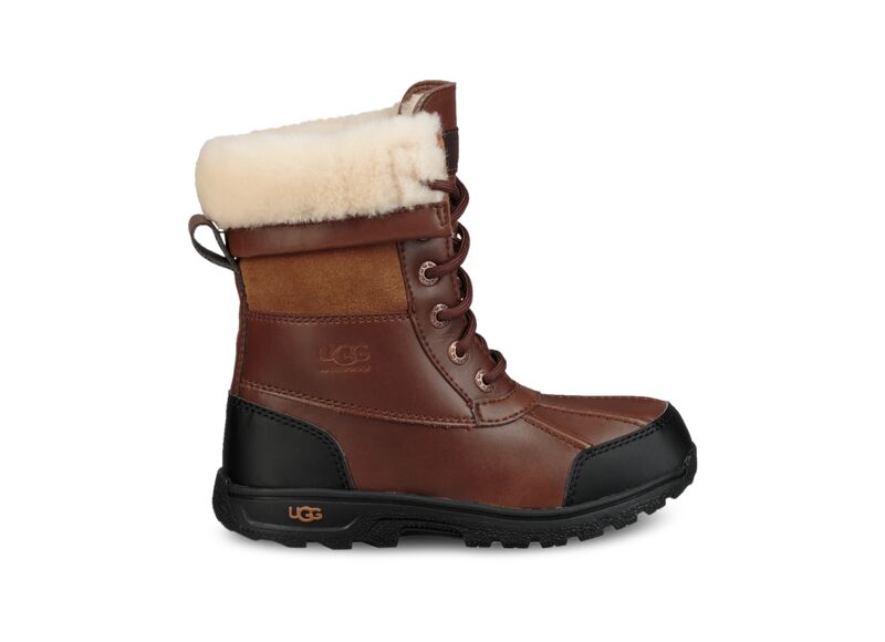 UGG Bottes Butte II pour Grand Enfant in Brown, Taille 36, Cuir