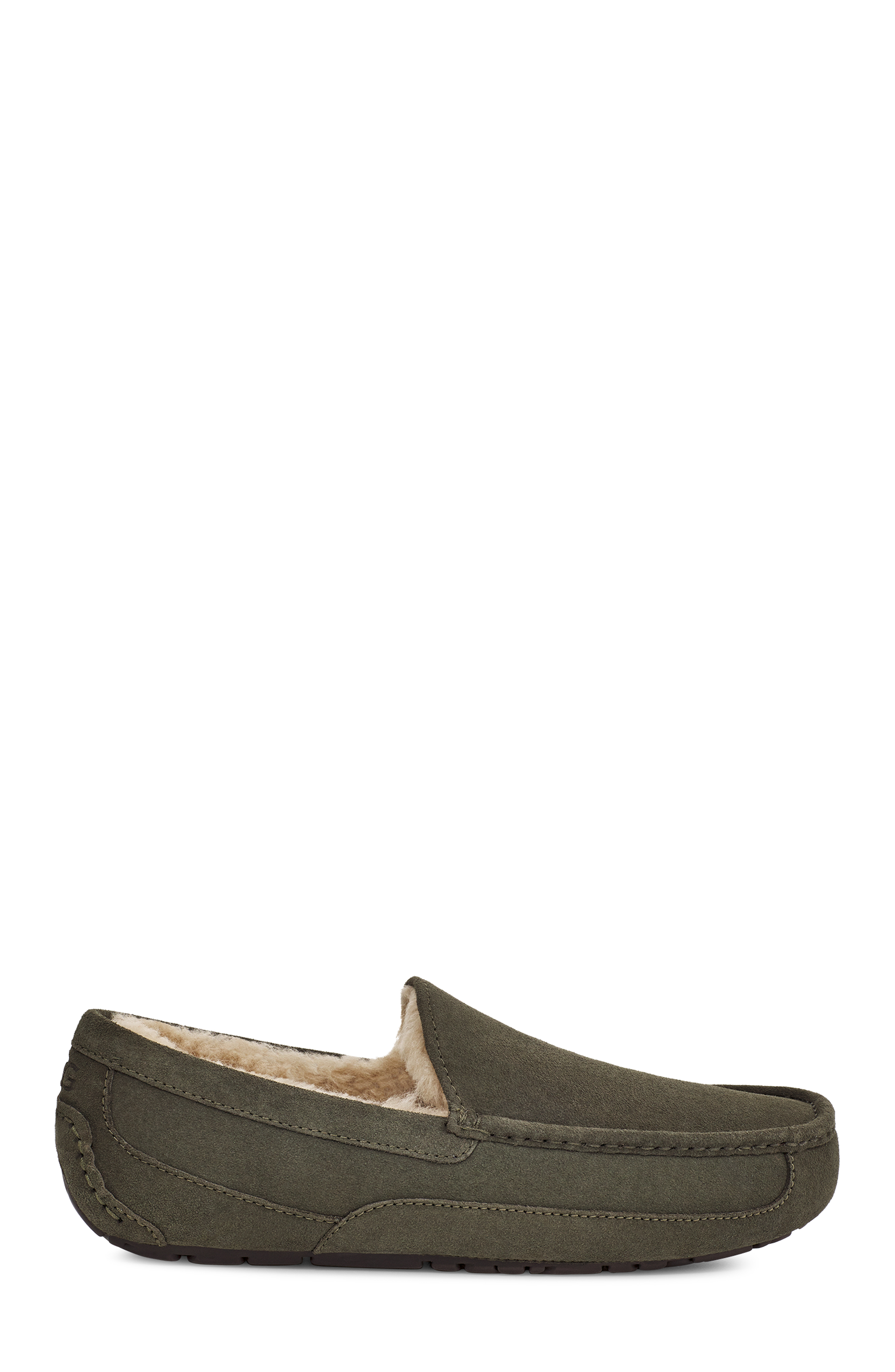 UGG Ascot Chaussons pour Homme in Green, Taille 40, Suède