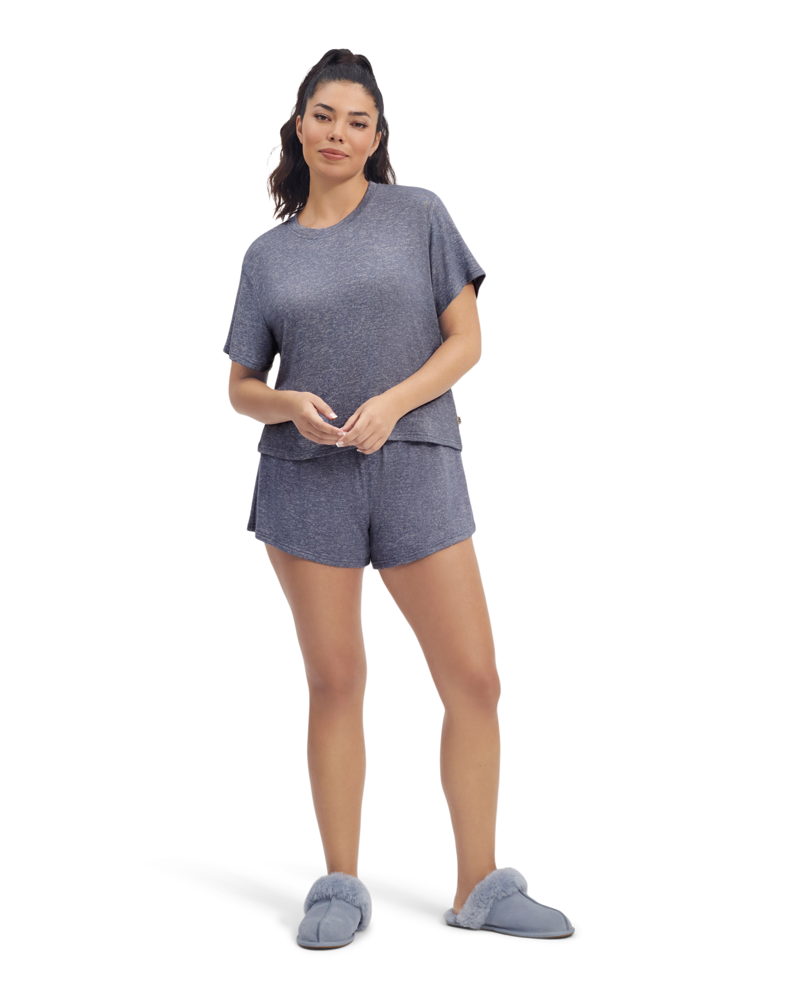 UGG Ensemble short et haut Aniyah pour Femme in Black, Taille XL, Ecovero™