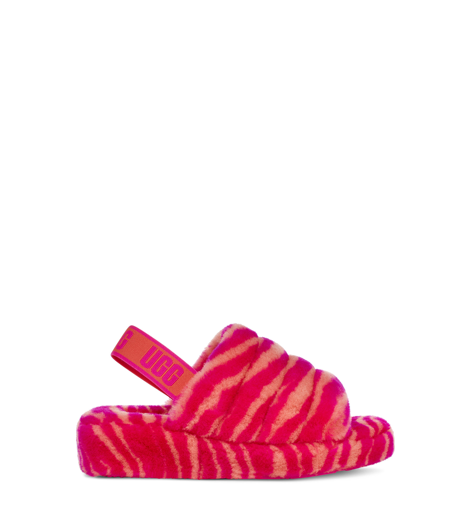 pink and blue ugg slippers