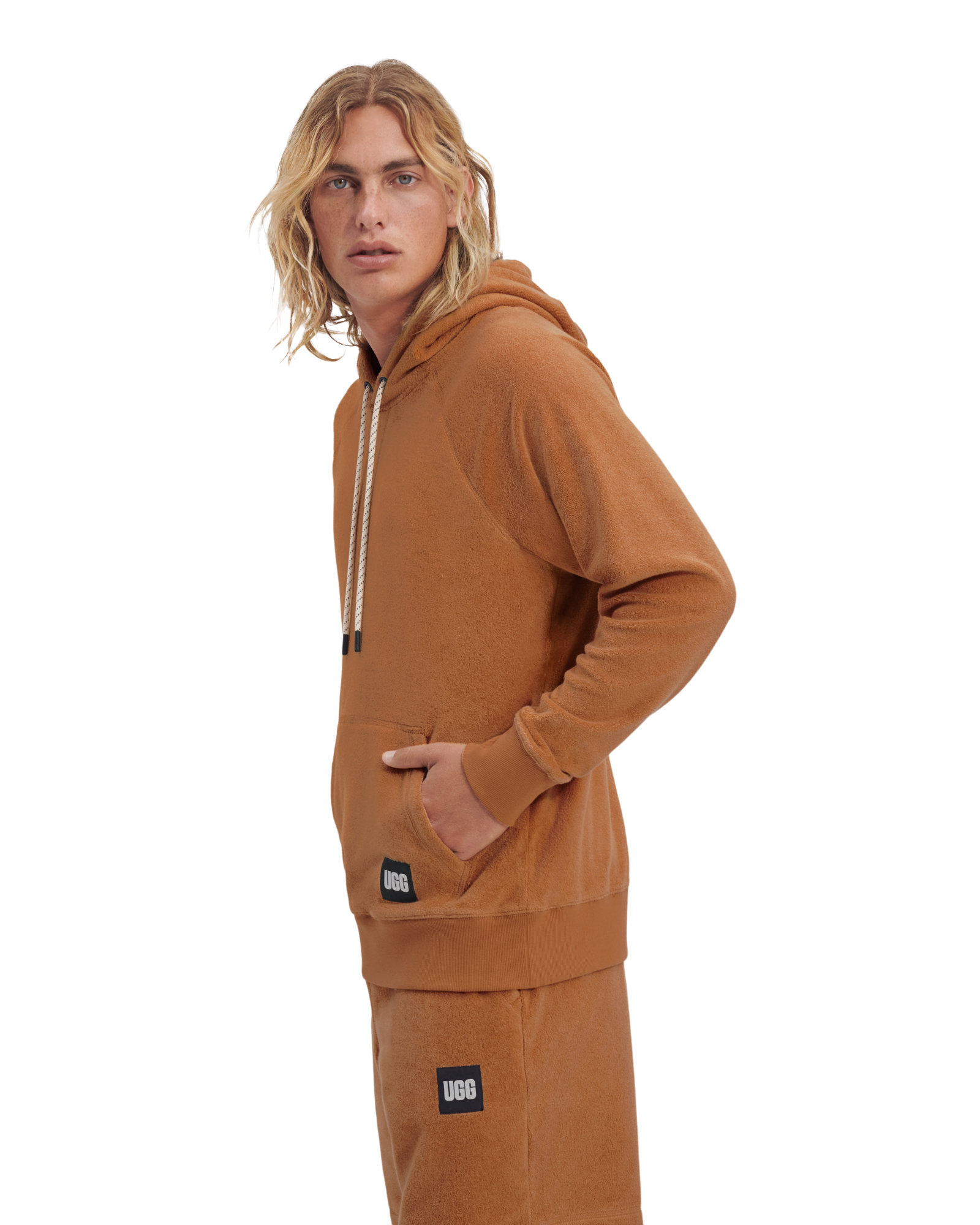 UGG Sweat à capuche Terrance pour Homme in Brown, Taille XL, Coton product