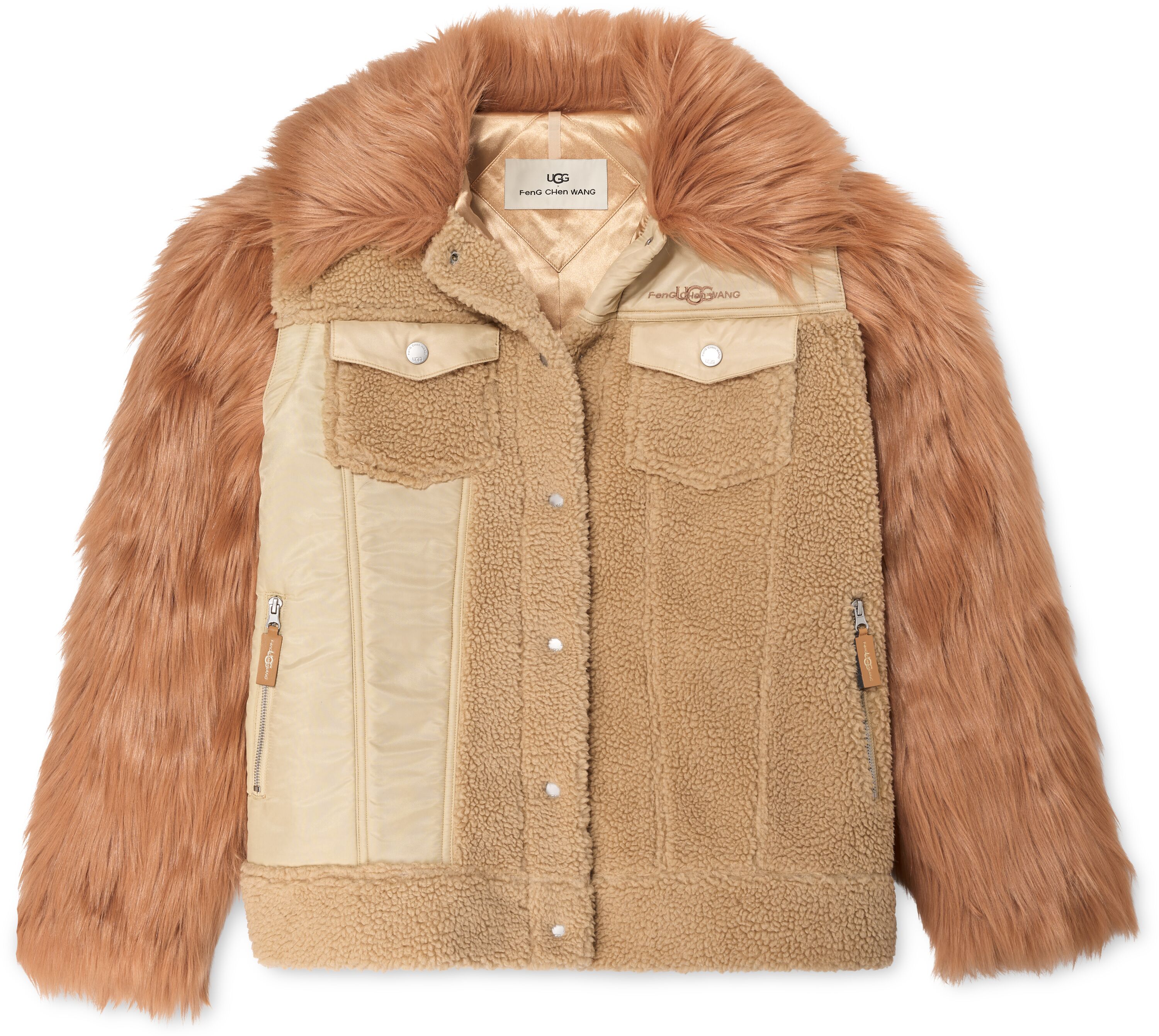 U Ugg X Feng Chen Wang Coat in Brown, Taille M