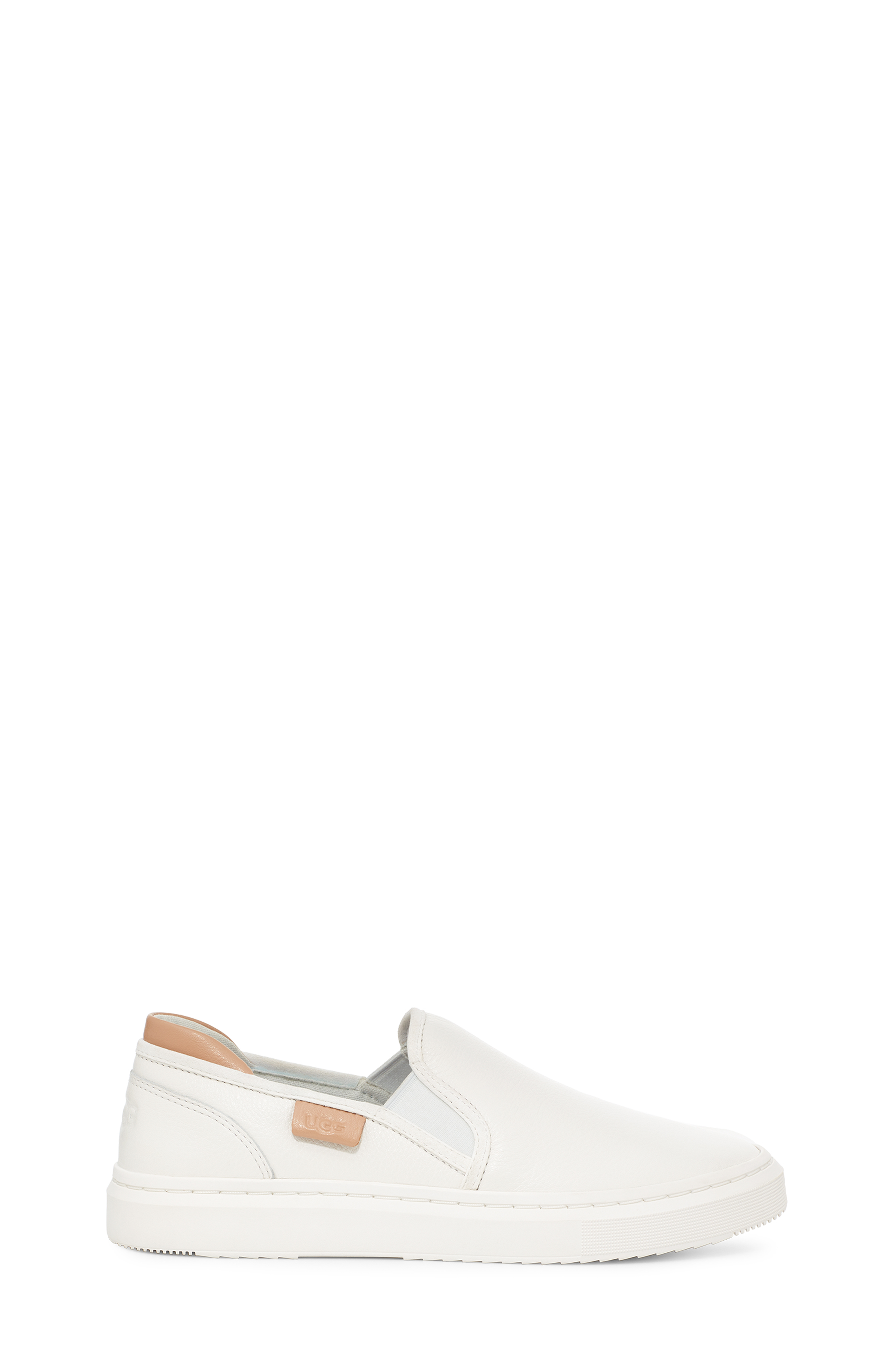 UGG W Alameda Slip On in Bright White, Taille 36.5, Cuir