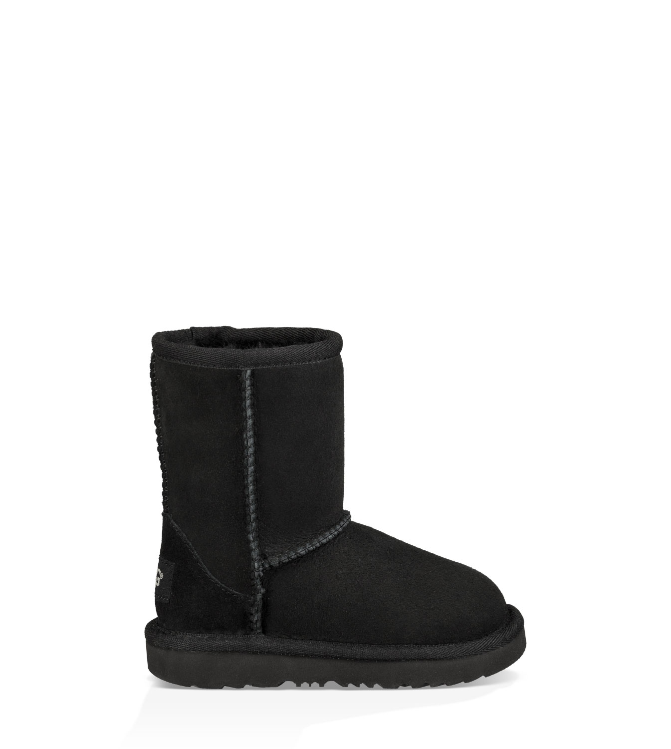 UGG Botte Classic II Short pour Grand Enfant in Black, Taille 28.5, Cuir