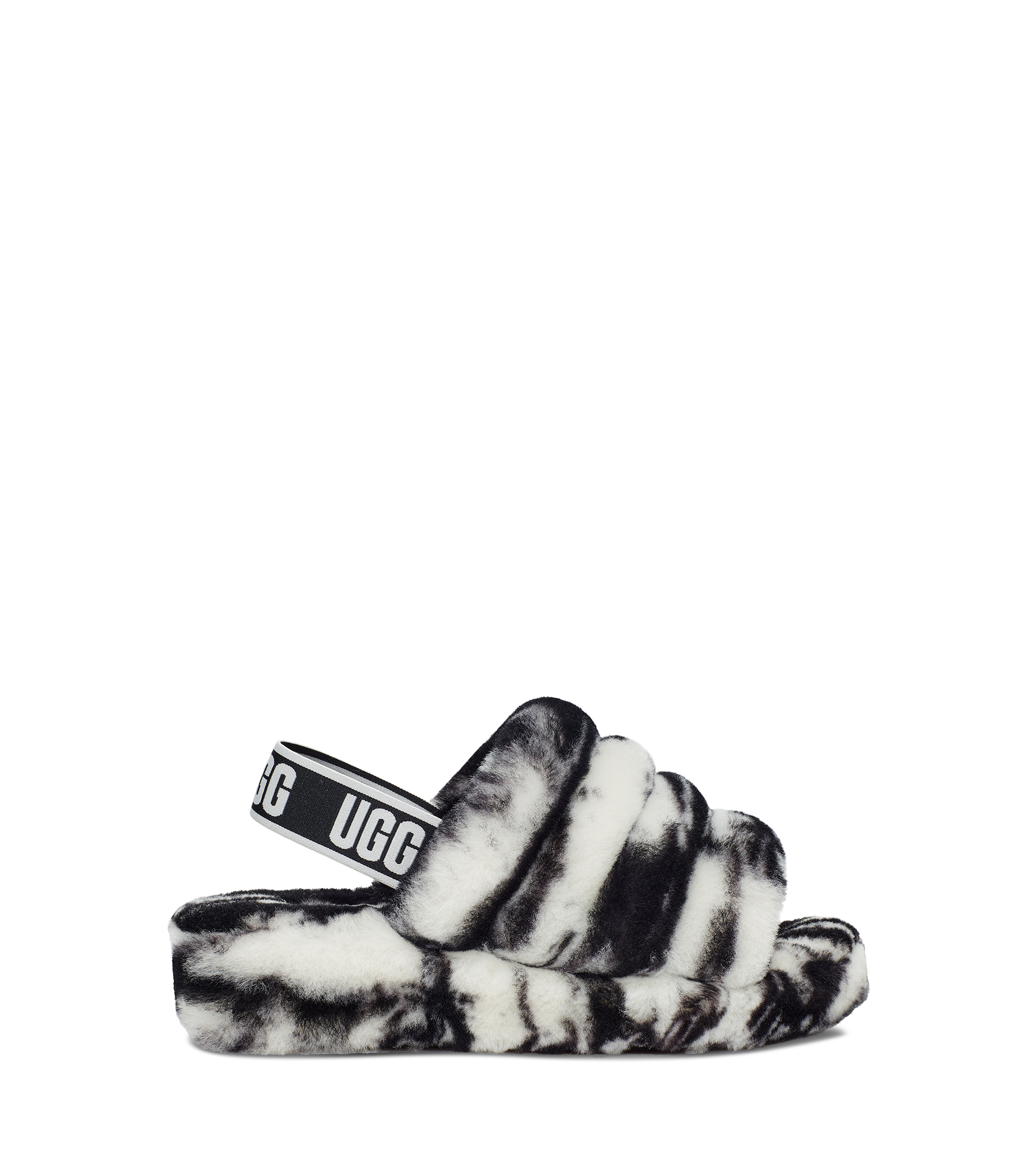 Ugg Slipper Ugg Fur Slip Ons UGG Fluff Yeah Marble Slide For  display picture 3
