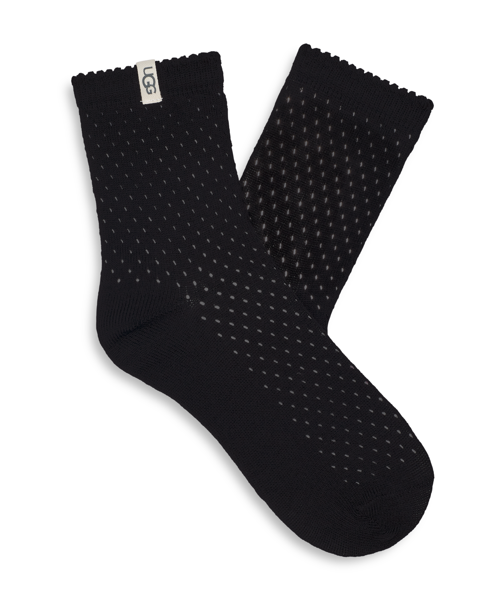 UGG Chaussette basse Adabella pour Femme in Black, Taille O/S