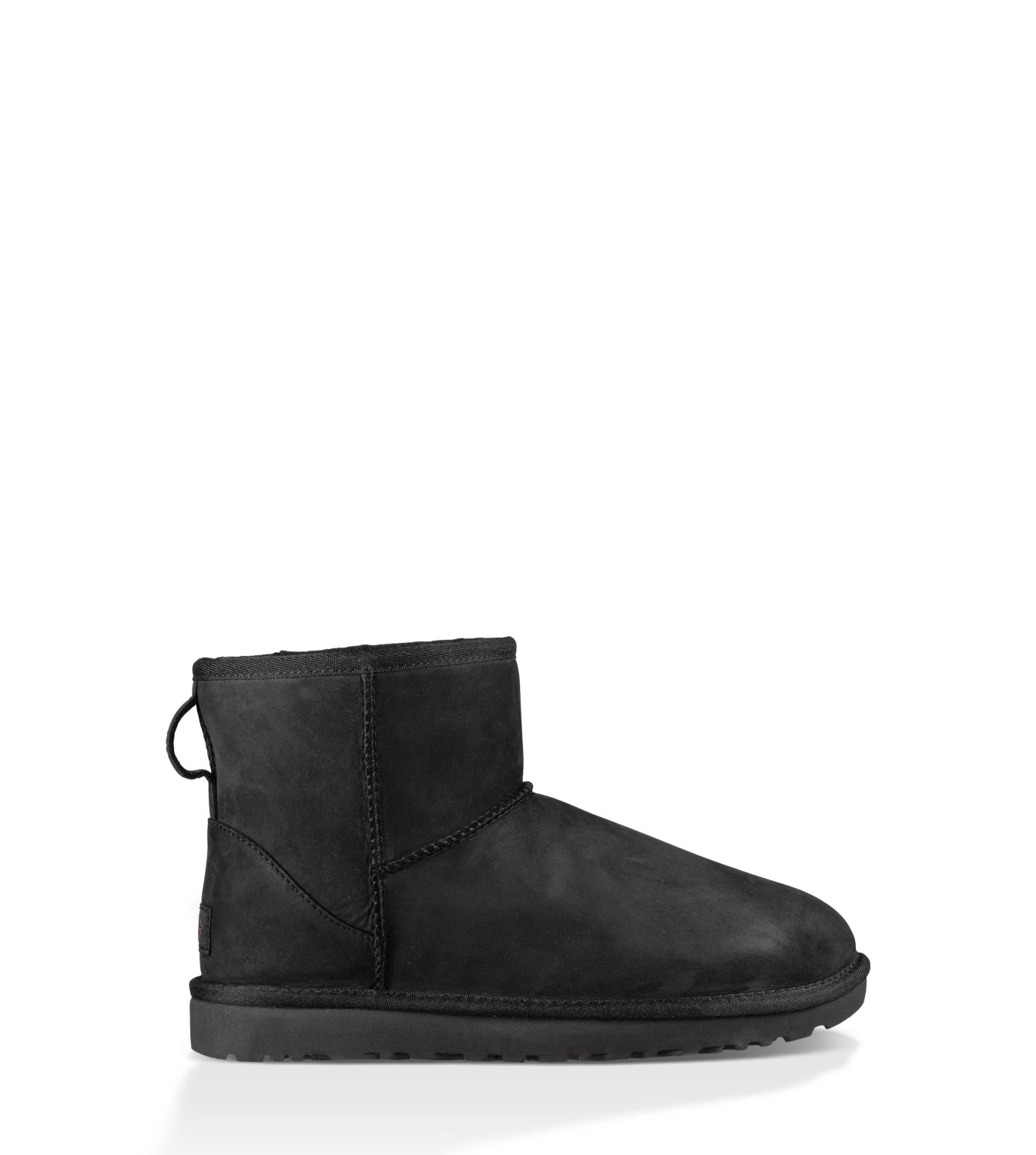 ugg classic mini leather black