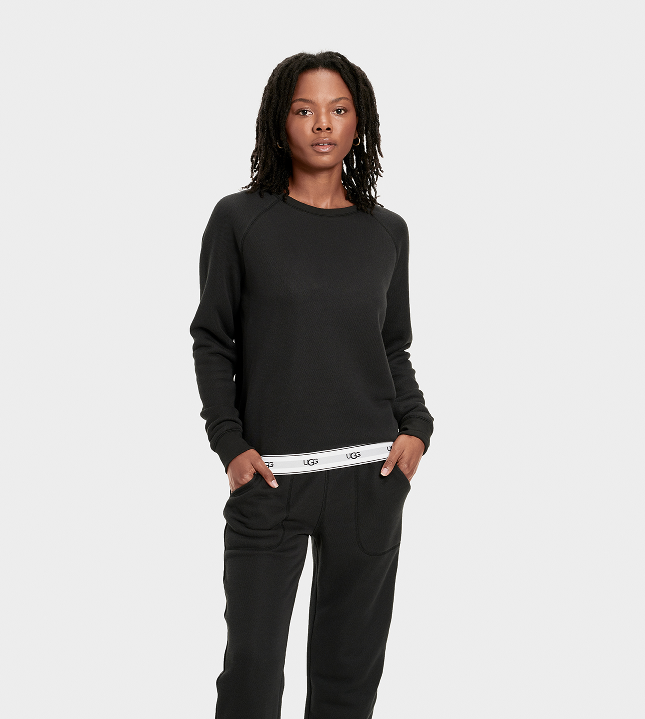 UGG Pull Nena pour Femme in Black, Taille XS, Mélange De Coton product