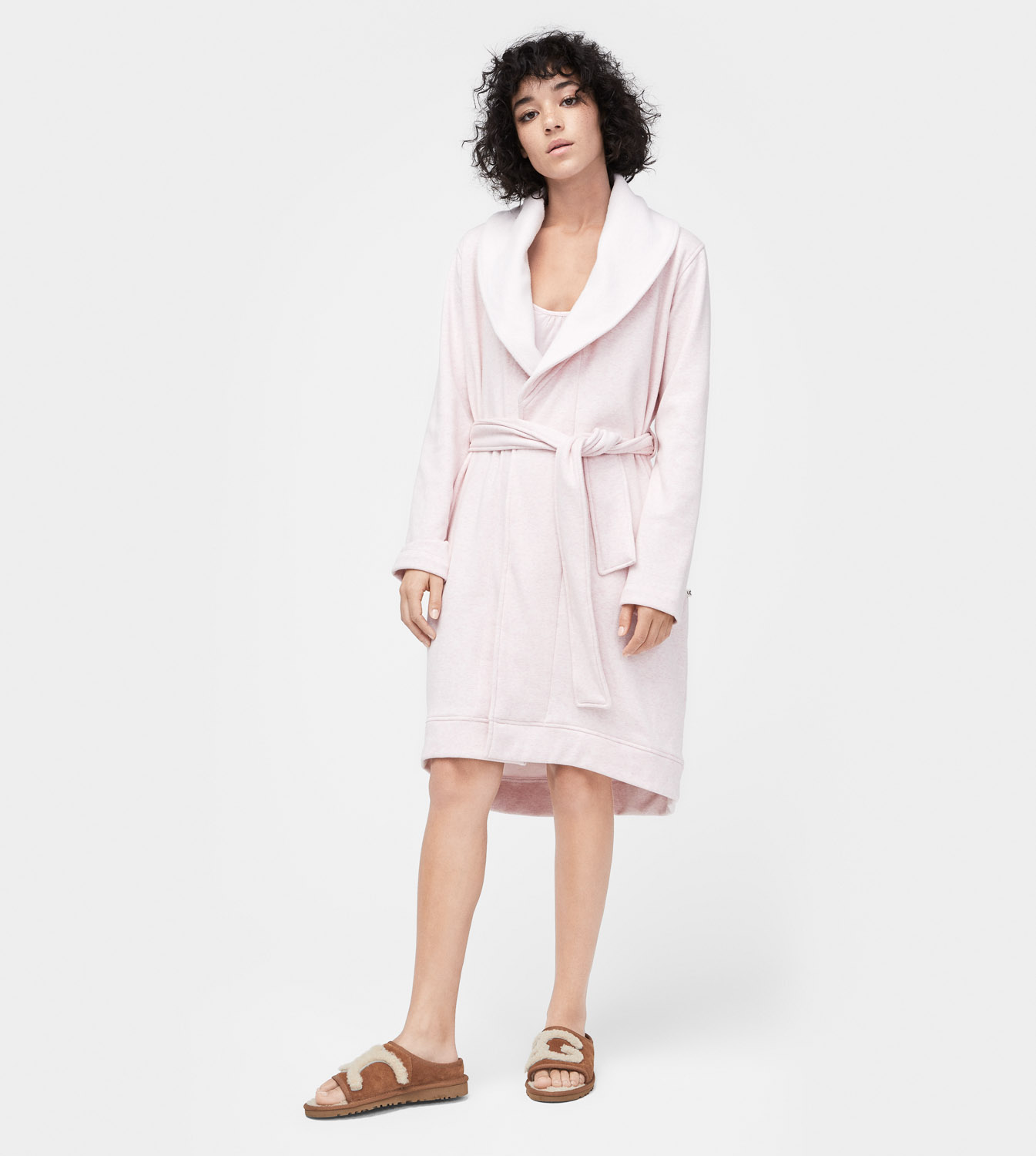 light pink ugg slides
