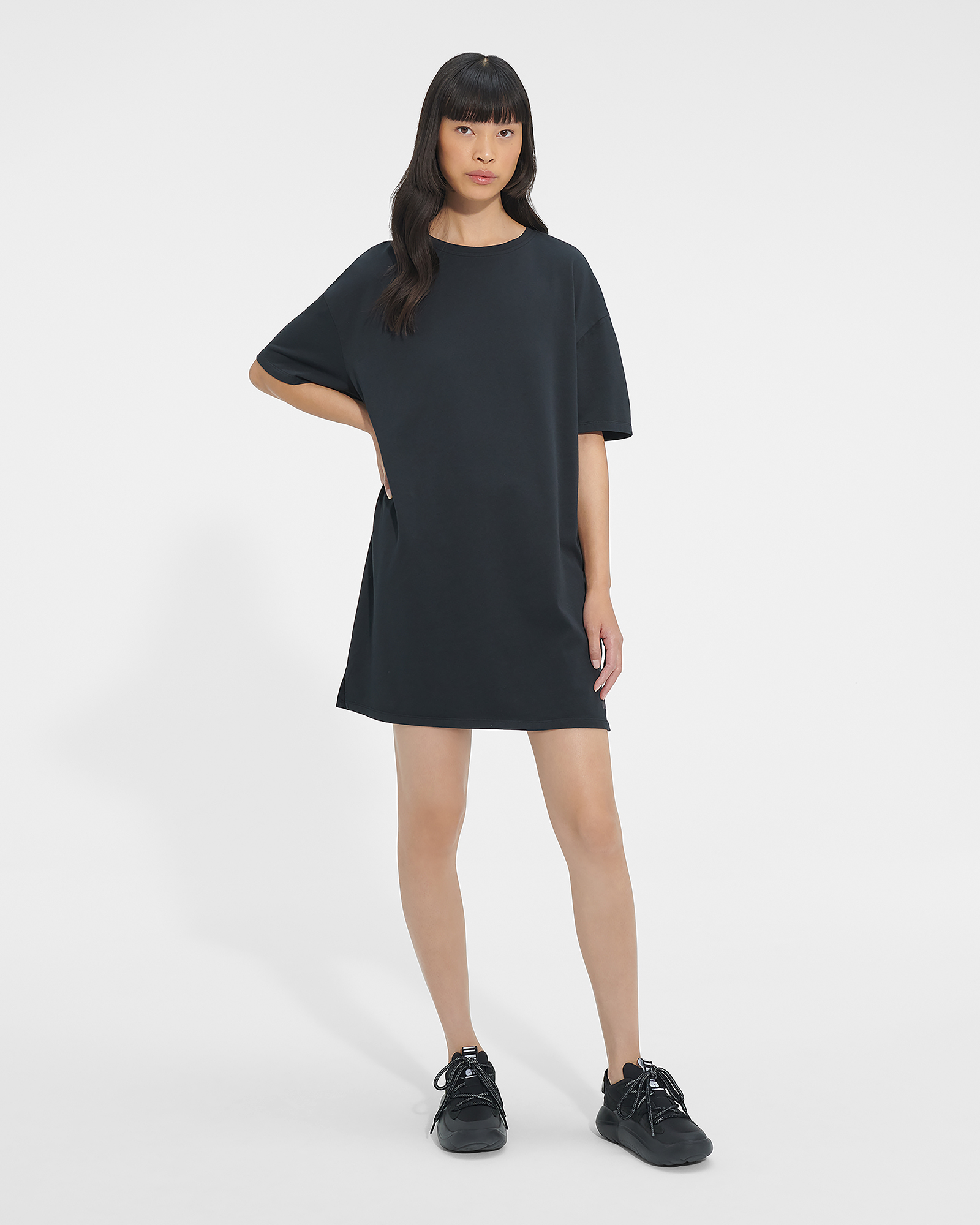 UGG Zoey T-Shirt Dress pour Femme in Black, Taille S, Coton