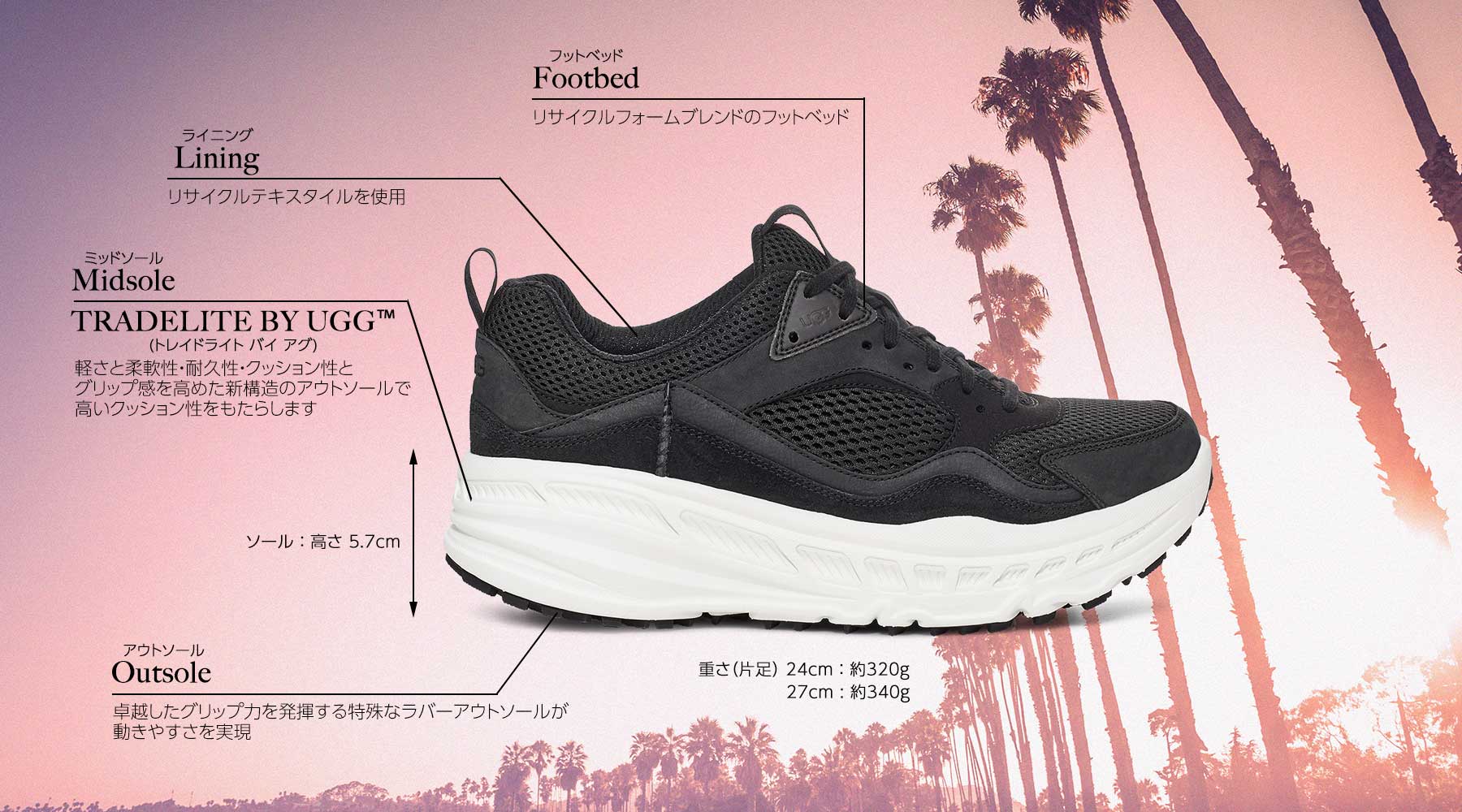 CA805 クラシック ウェザー 1112369｜スニーカー｜UGG®（アグ）公式サイト