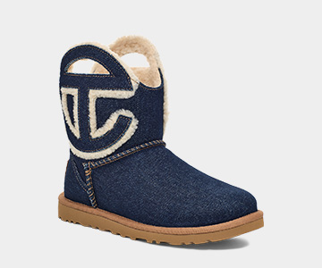 UGG X Telfar Logo Mini Chestnut Boots