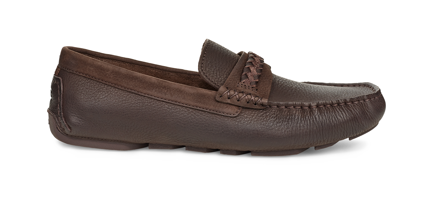 UGG Henrick Leather Braid Black Shoes style 1106810 UGG Men main image 2