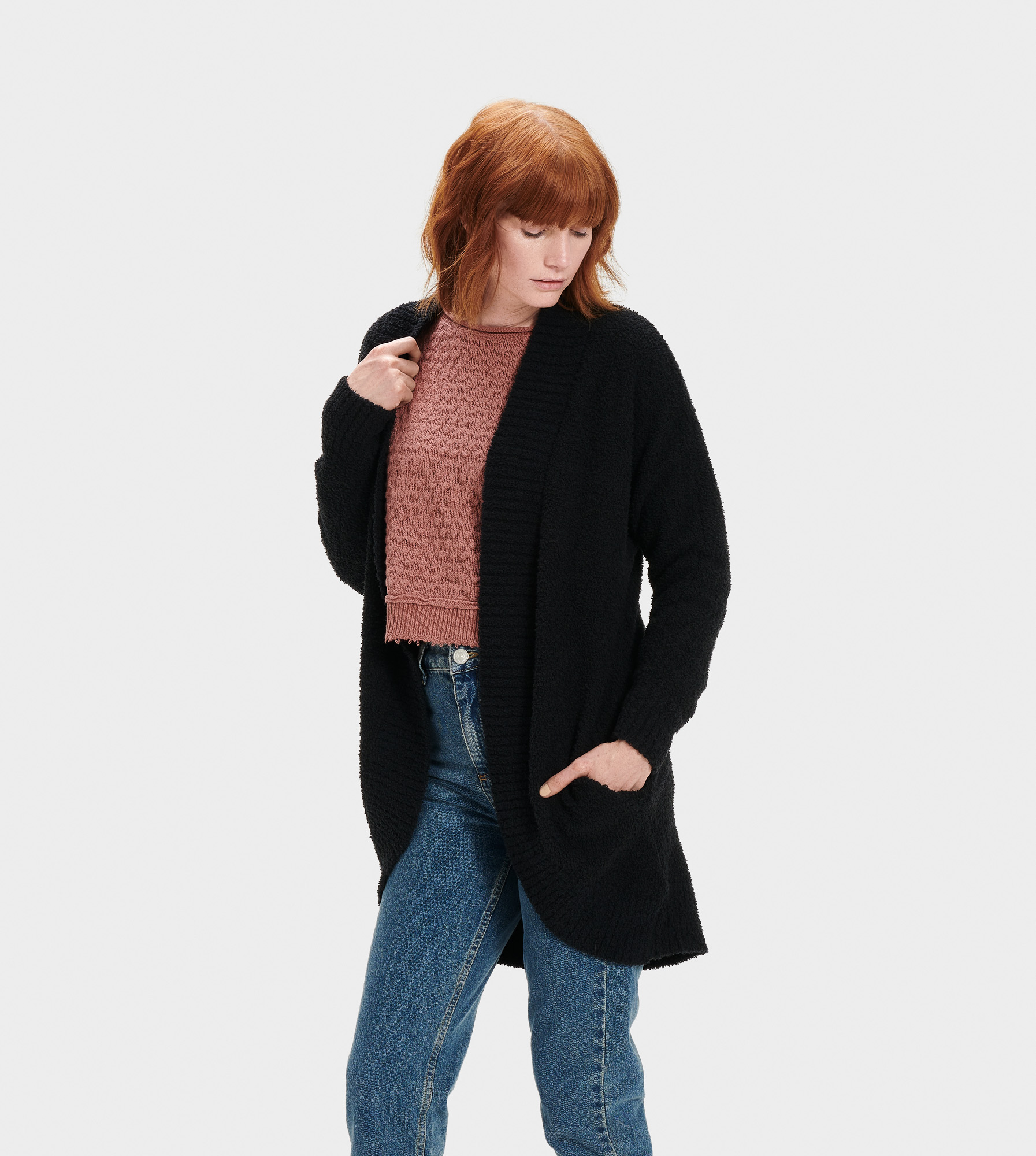 Fremont Fluffy Knit Cardigan UGG
