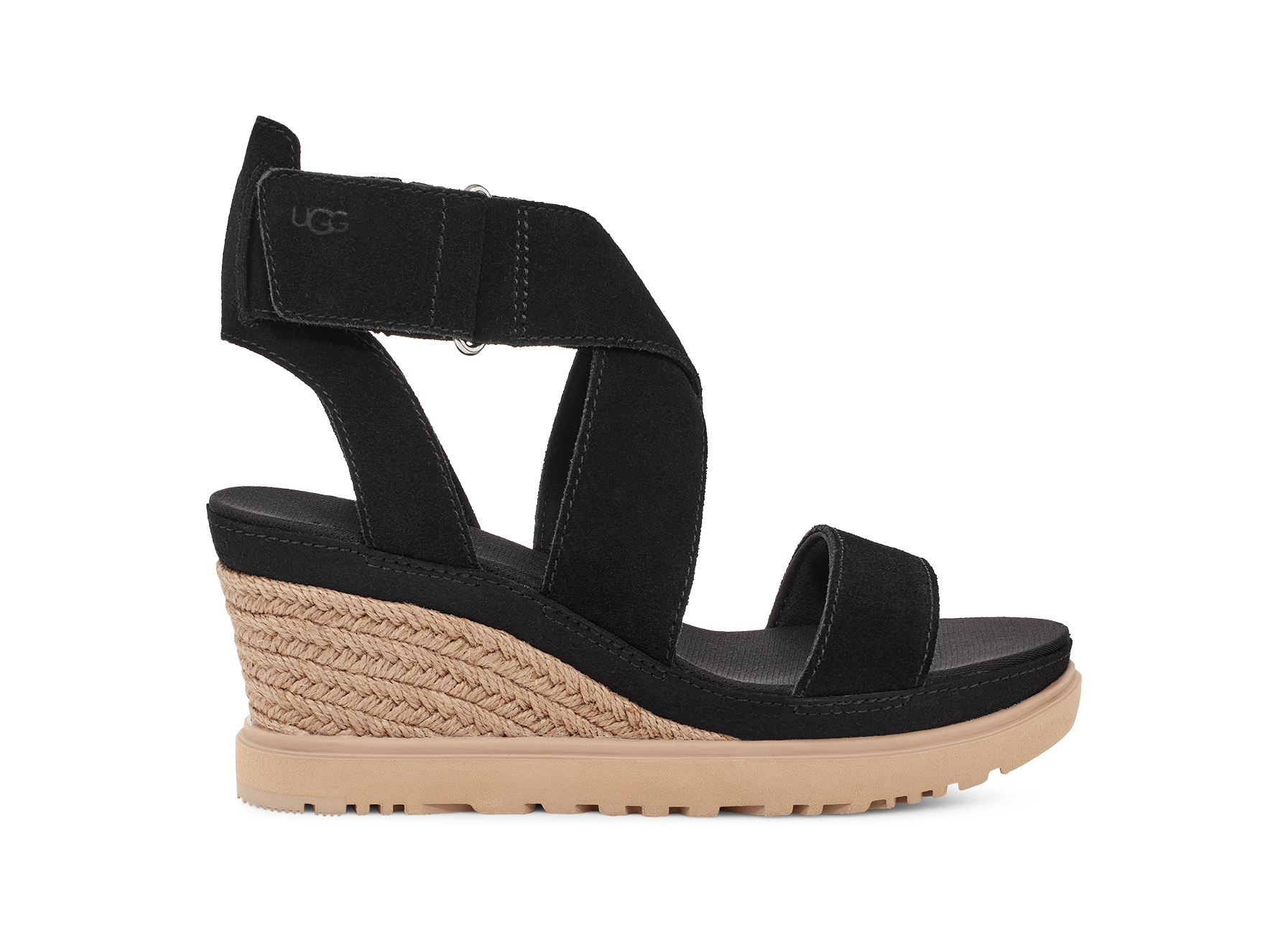 Ugg platform sales sandals black