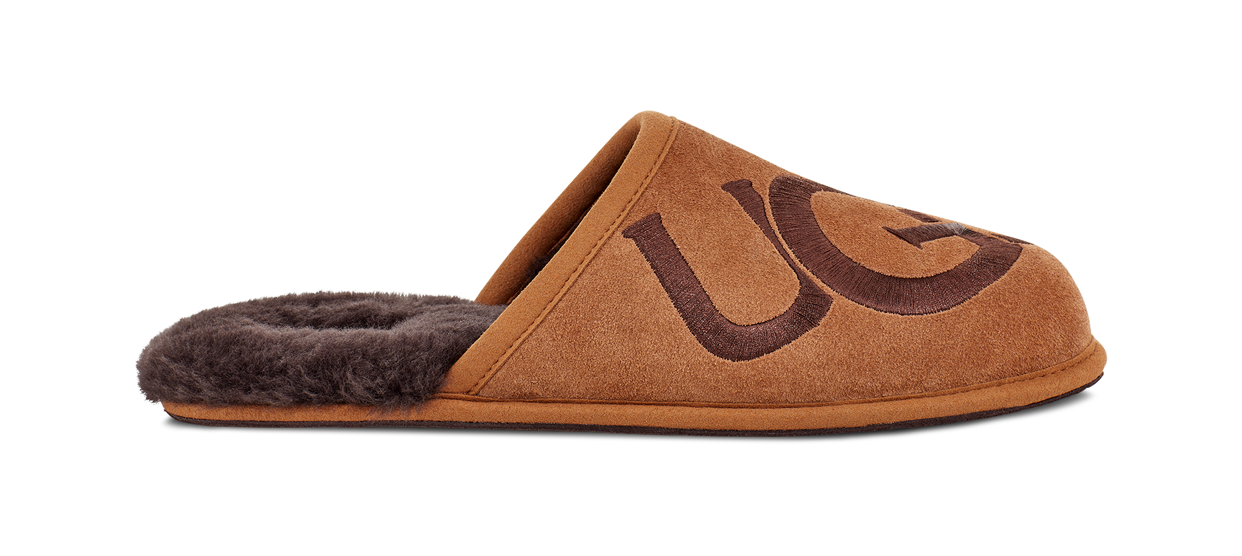 Ugg scuff on sale logo slippers