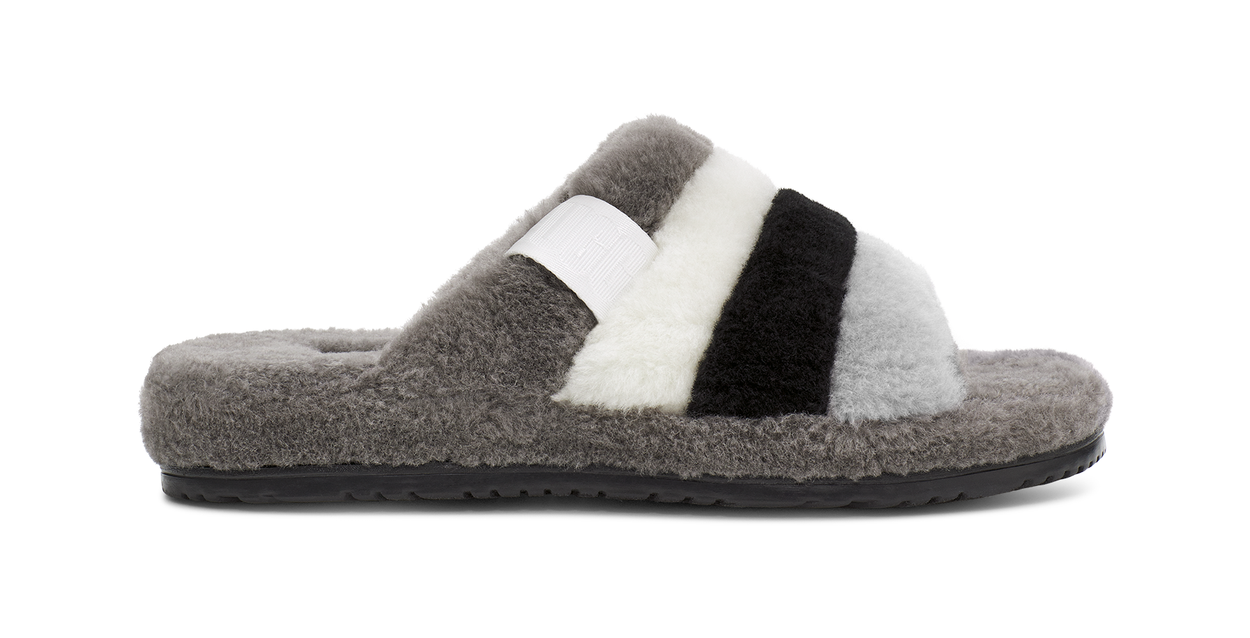 UGG Men\'s Fluff You Stripes Slipper UGG Fluff You Slide Black Men main image 3