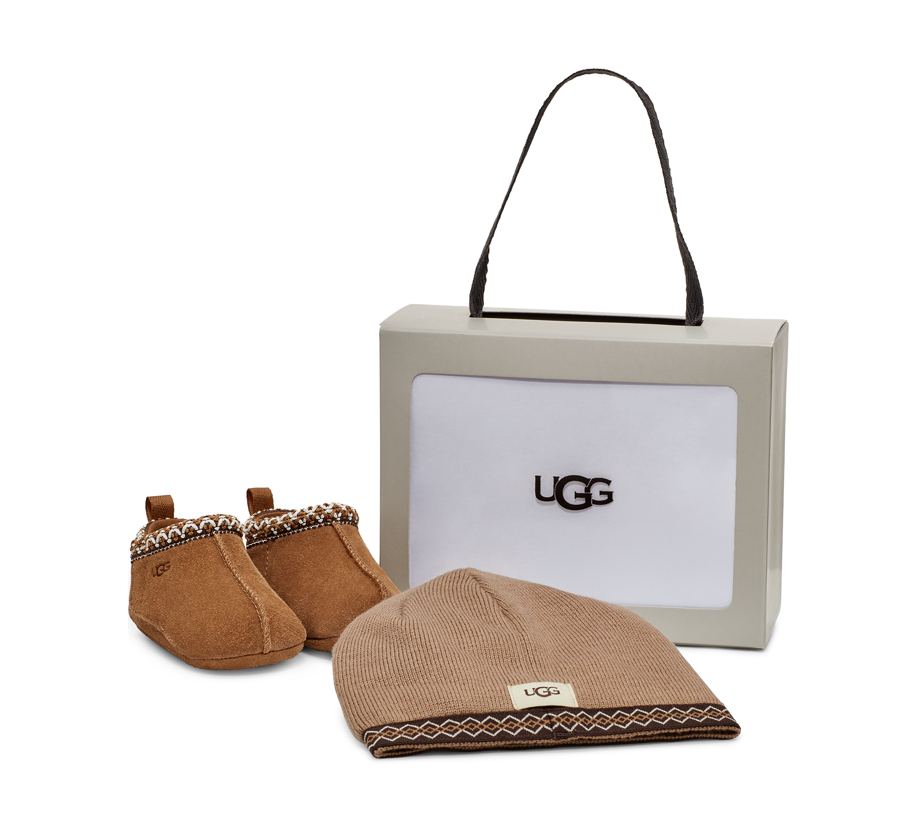 Infants' Baby Tasman and UGG Beanie Slipper Shoe UGG®