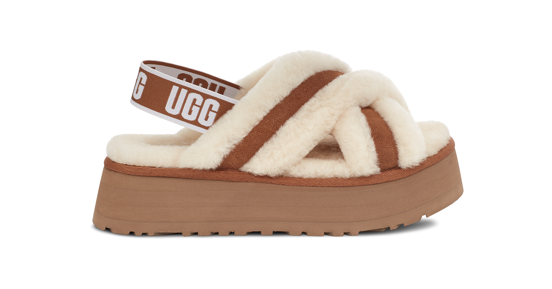 【UGG】Disco cross slide-お早めに! UGG® Disco Open-Toe Slip-On Platform Cross Slide - Macy's
