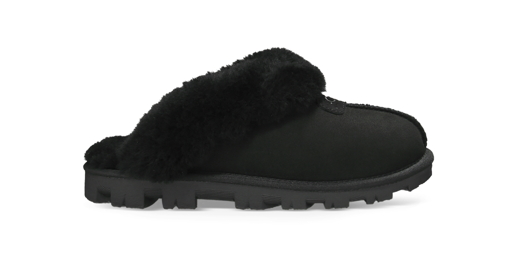  UGG Women's Cozy Slipper, Black, 05