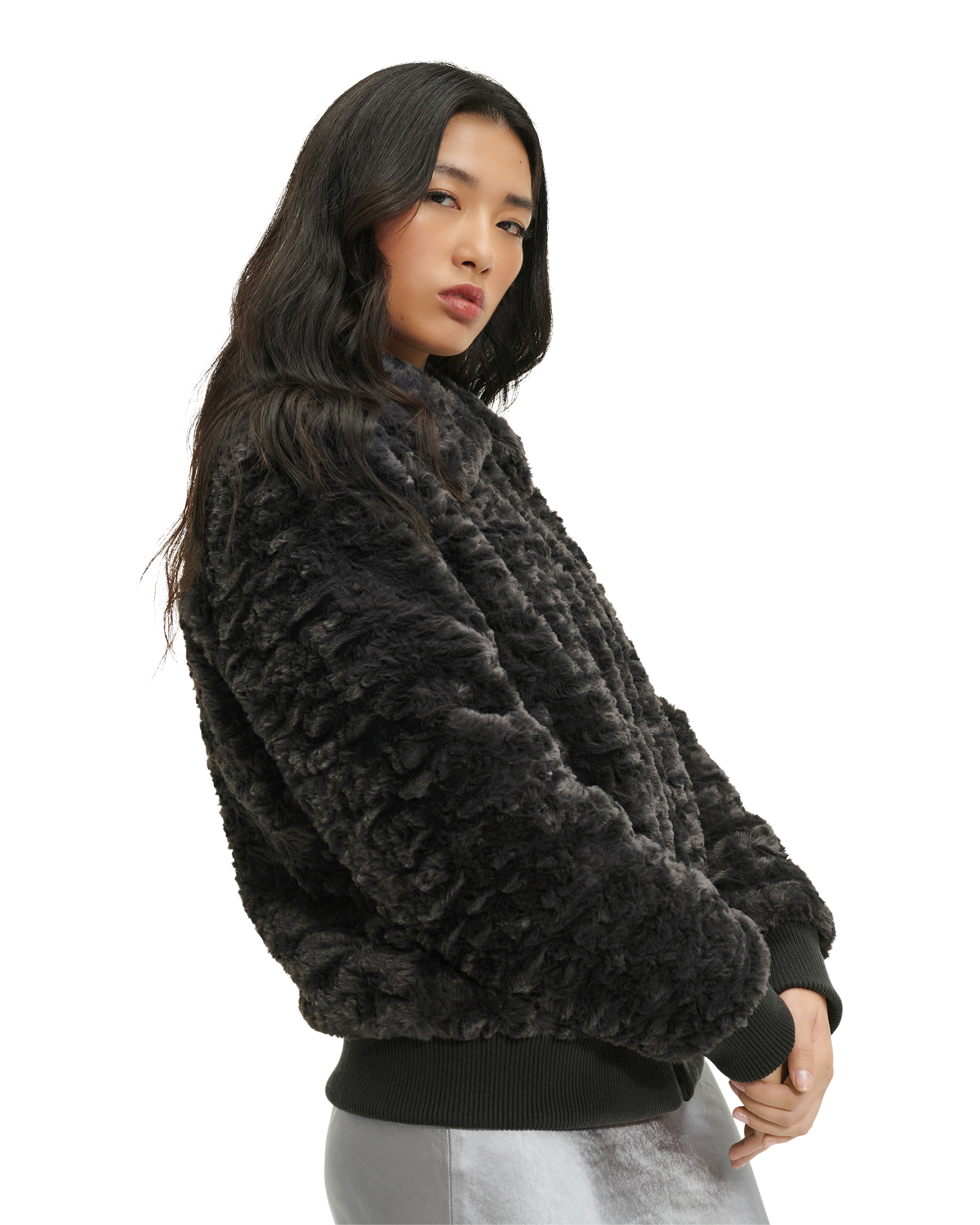 Viviana Bomber Jacket Faux Fur