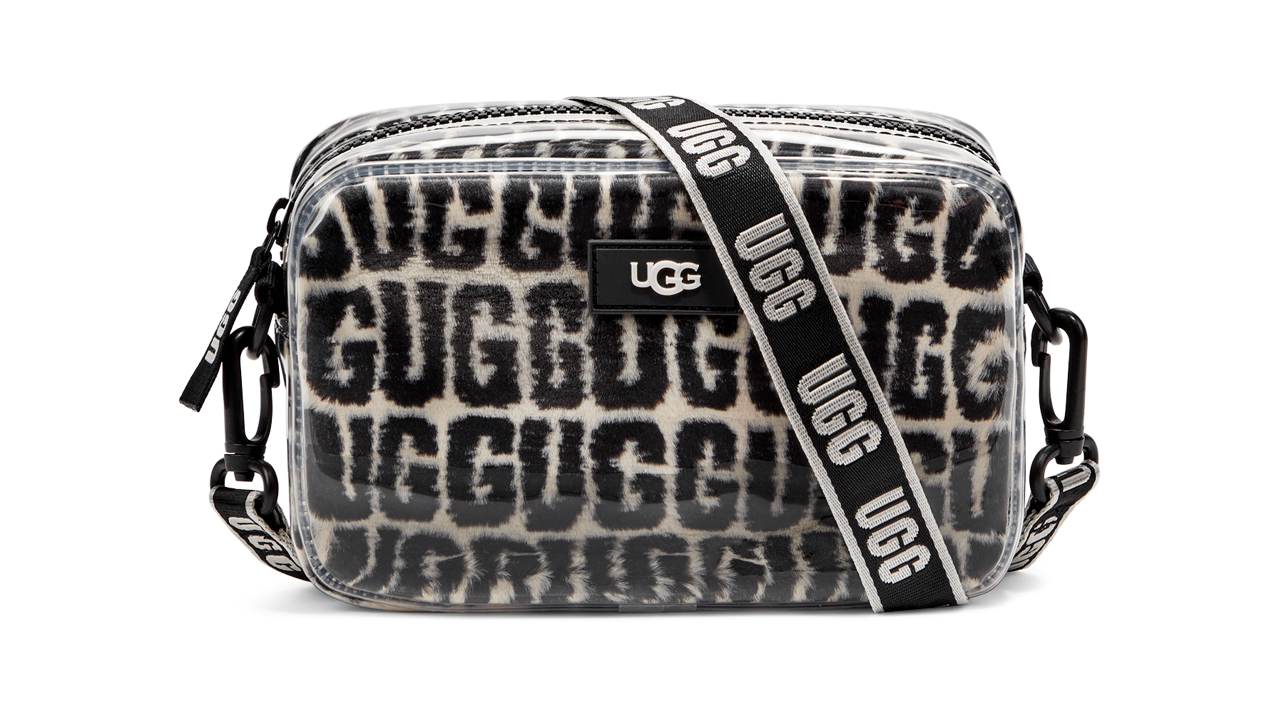 janey clear ugg purse