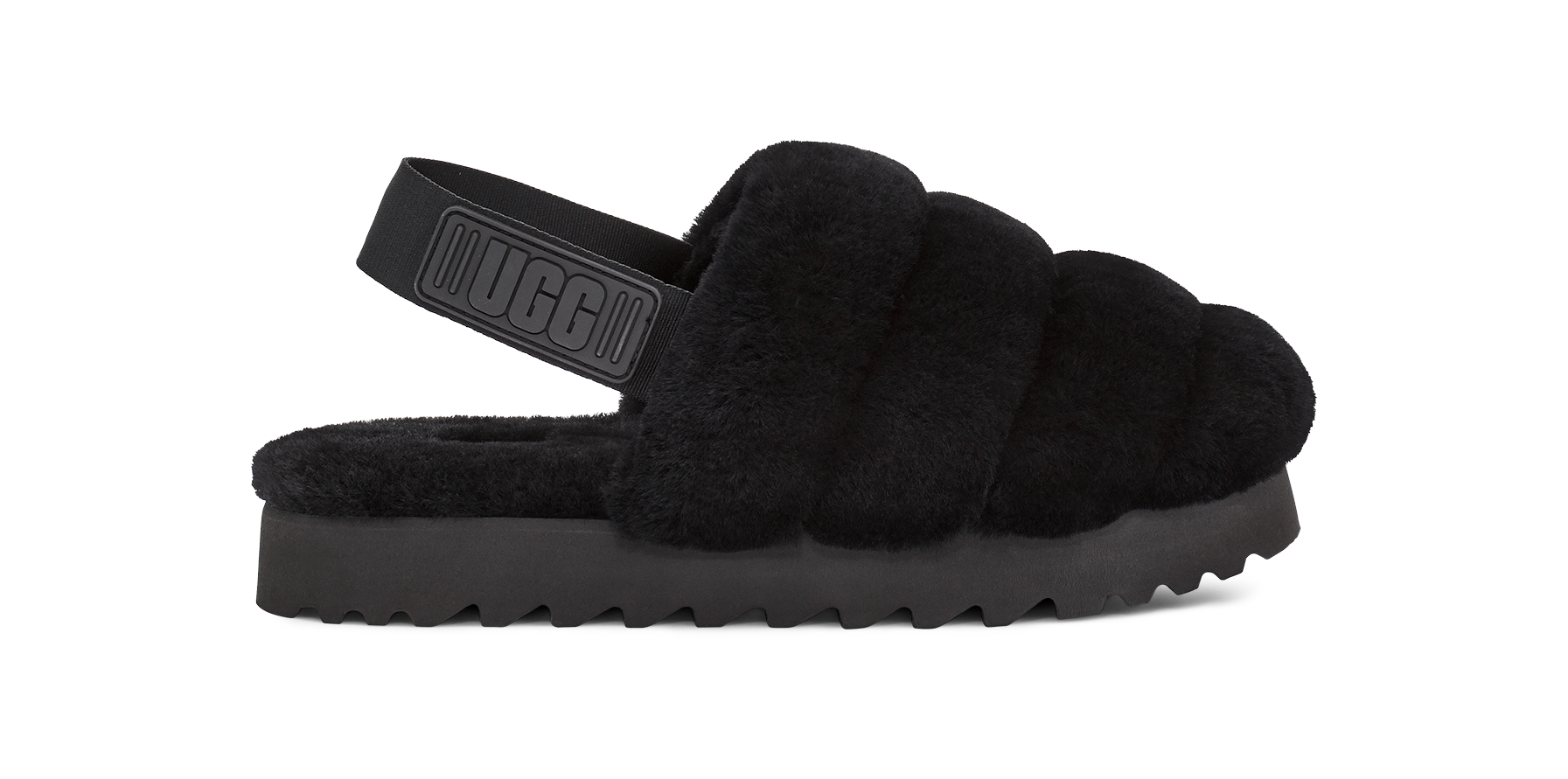 UGG  SUPER FLUFFY SLIPPER 厚底スリッポン　箱付き UGG SUPER FLUFFY SLIPPER 厚底スリッポン 箱付き UGG SUPER