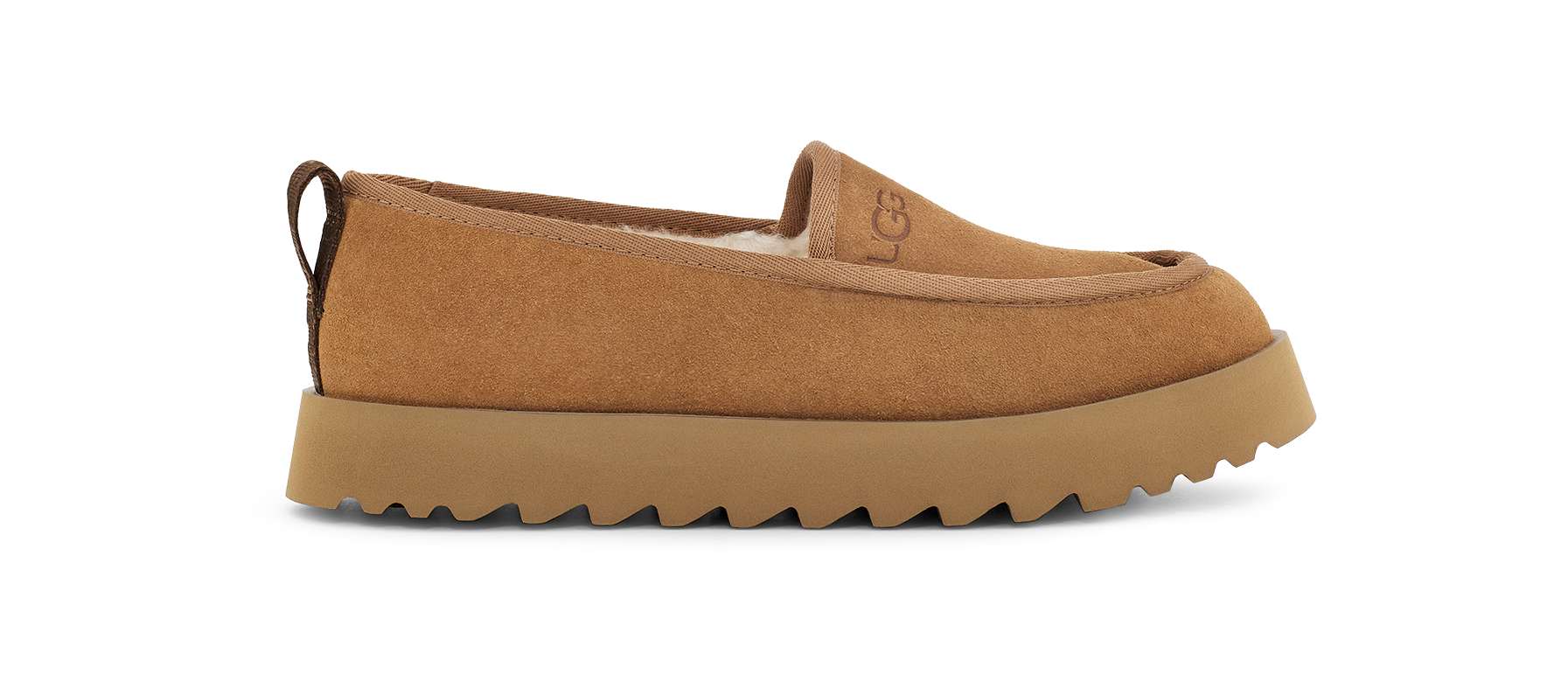 新品】UGG SALLOPED MOC USA6/JP23 CHESTNUT Scalloped Moc Ugg