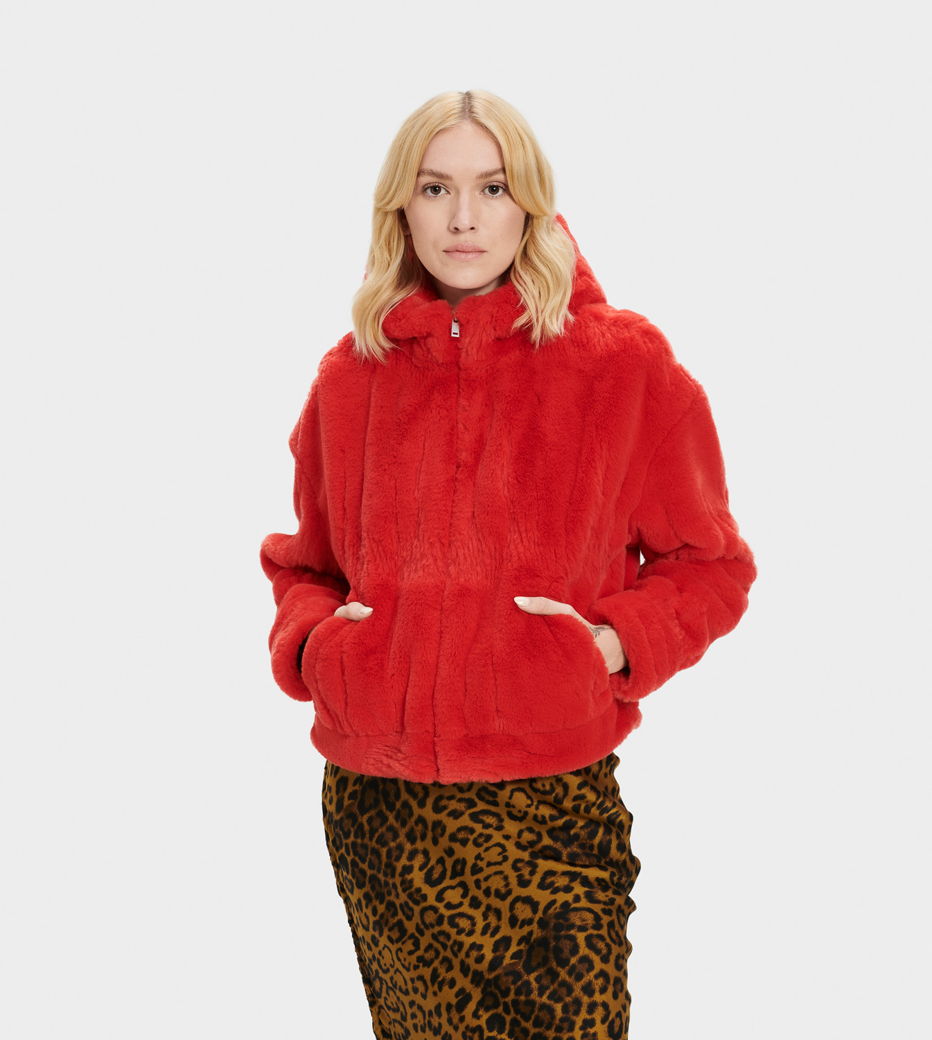 UGG Mandy Faux Fur Hoodie for Women | UGG®