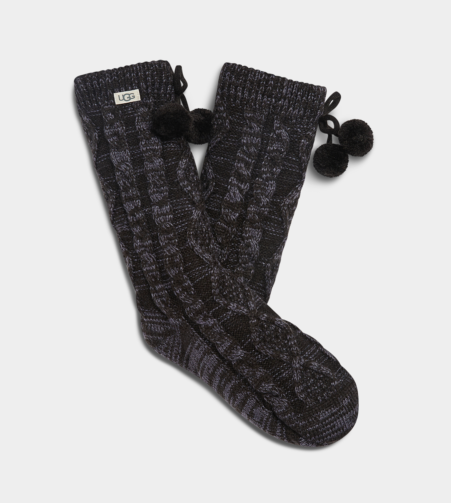 ugg sparkle cable knit socks