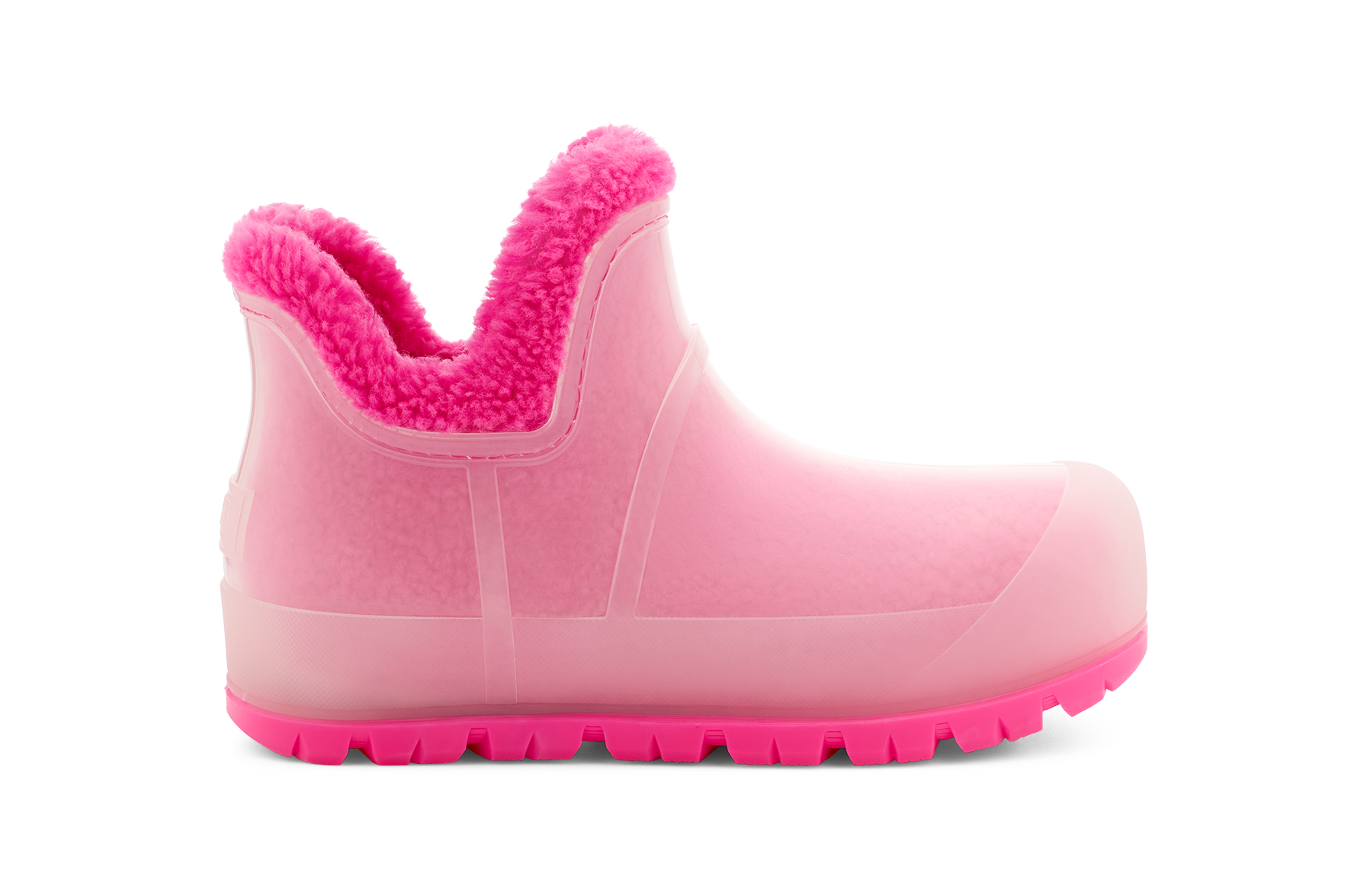 Pink clear ugg 2025 boots