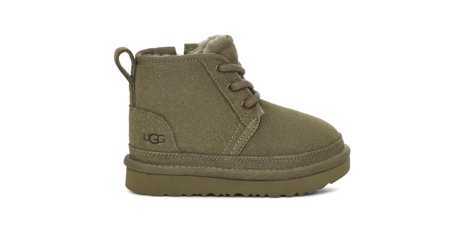 Ugg Toddlers' Neumel II Chukka Boot in Moss Green, Size 26 | Suede