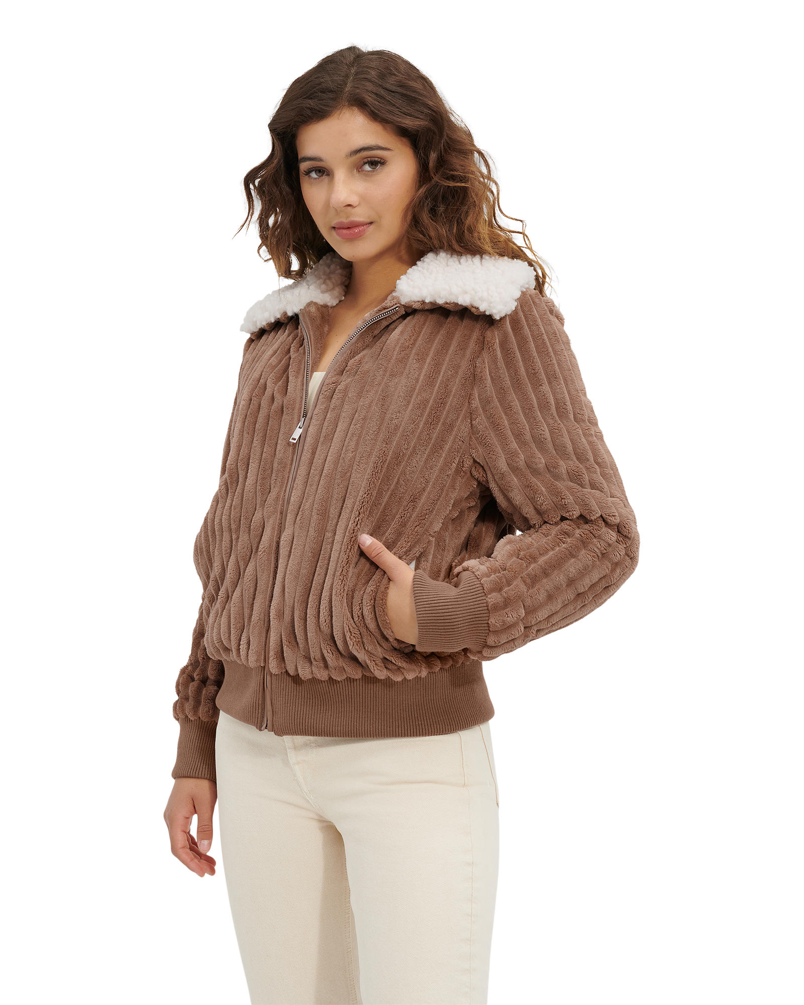 Viviana Bomber Jacket Cord