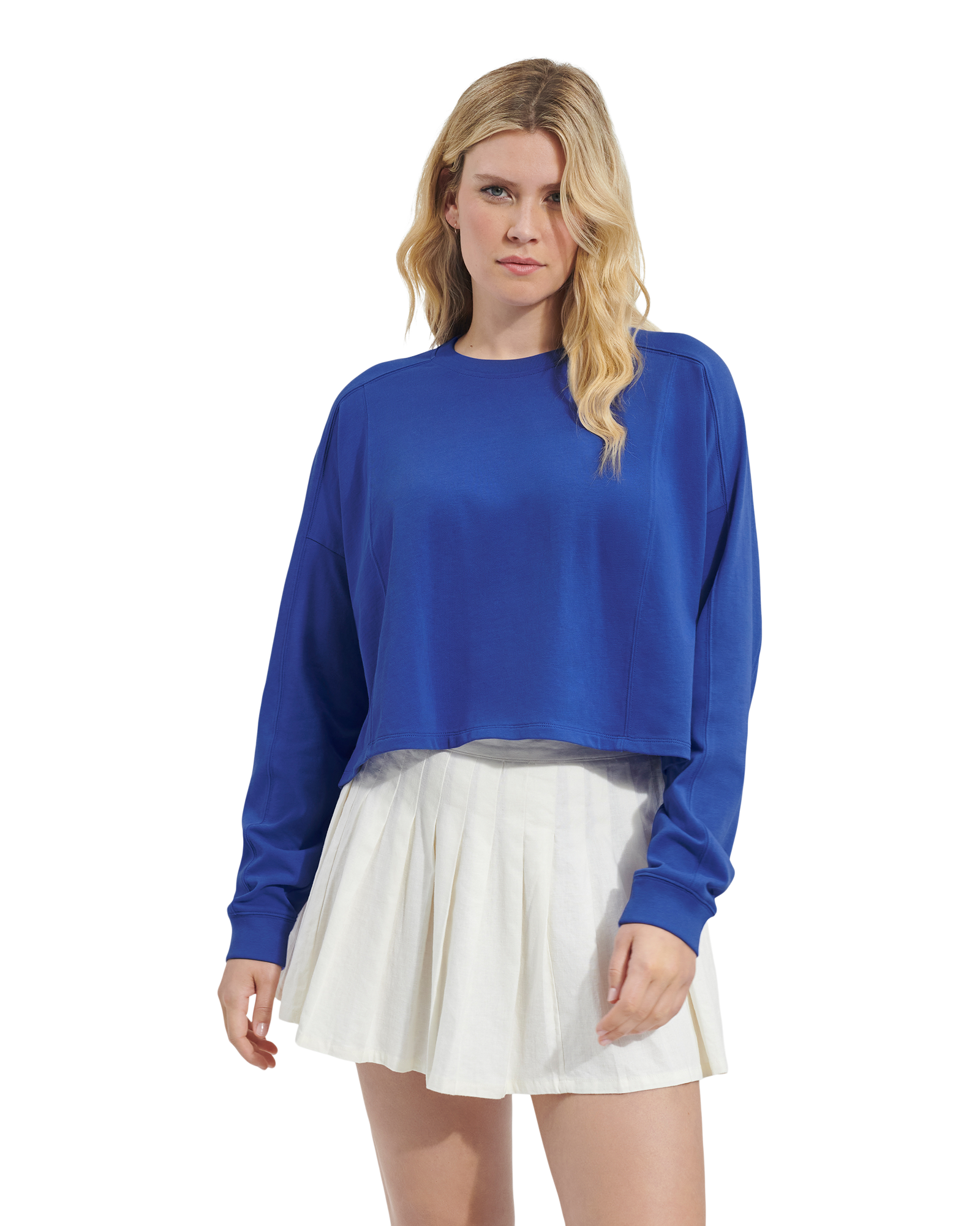 Delylah Long Sleeve Crop Top