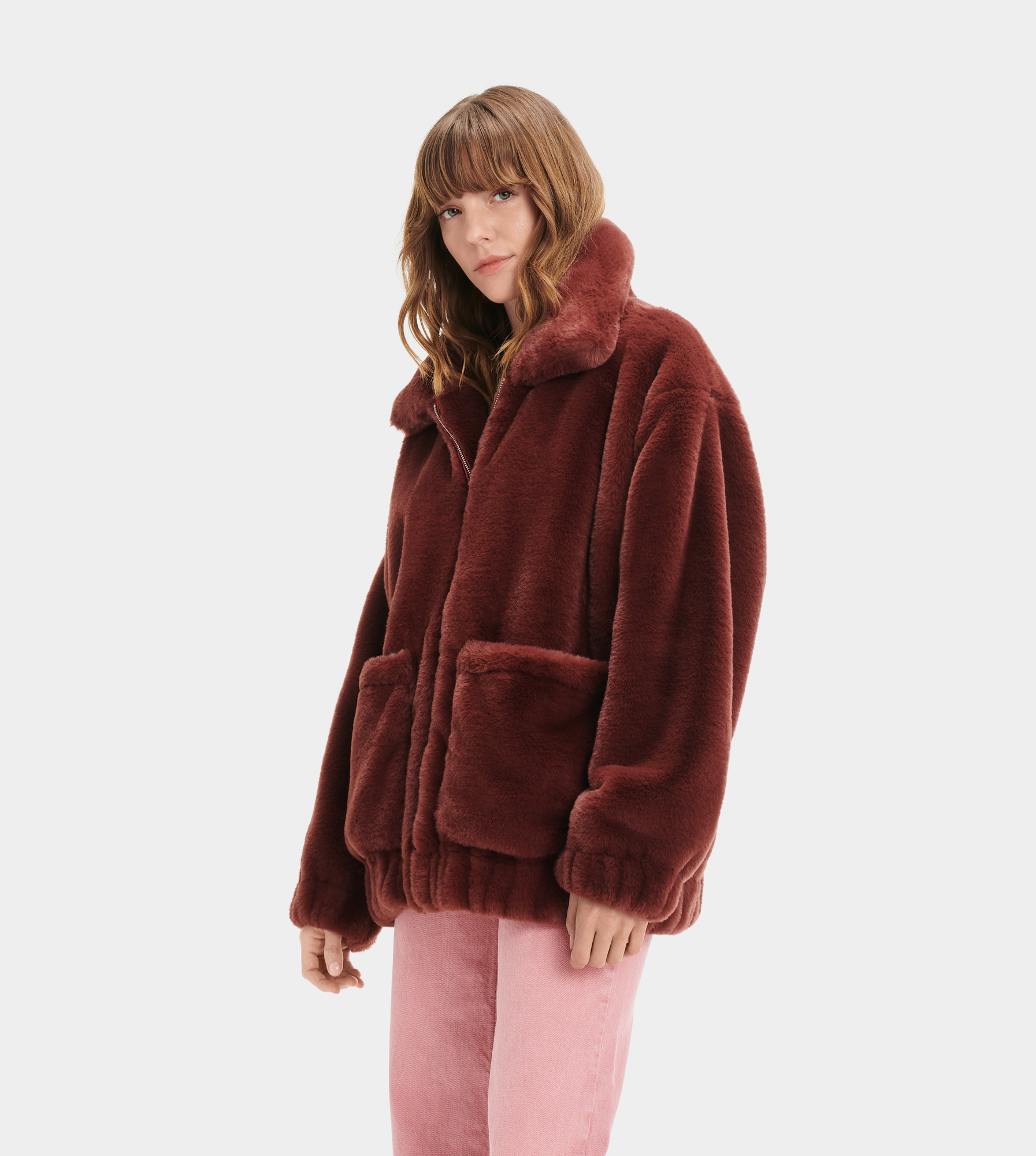 ugg fuzzy jacket