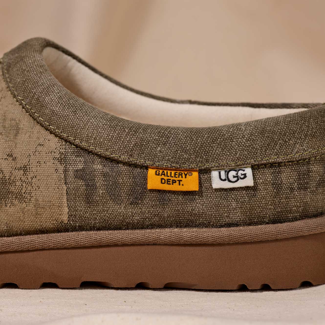 UGG × Gallery Dept Canvas Tasman すぐ届く！ UGG GALLERY DEPT CANVAS TASMAN GREEN