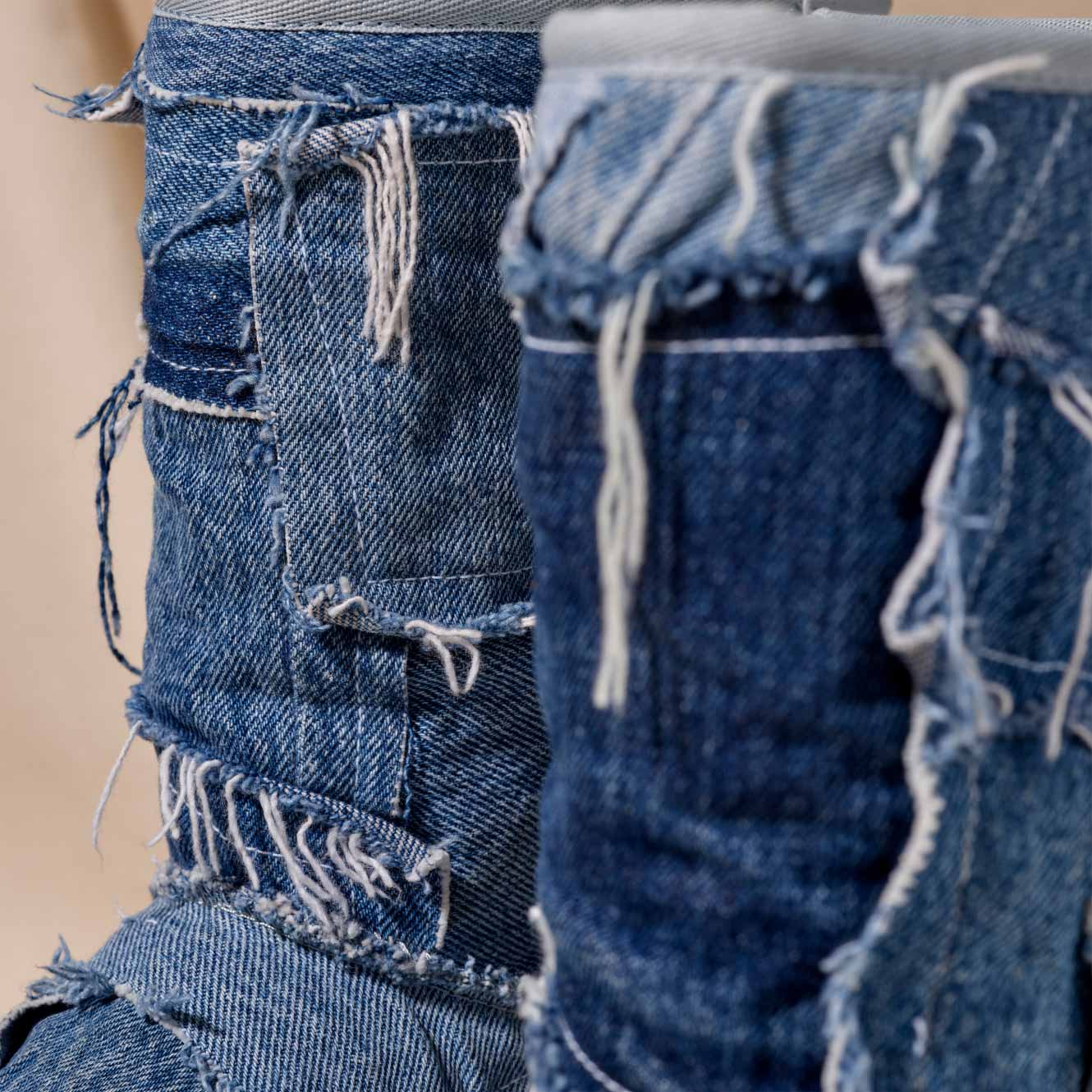 GALLERY DEPT. UGGムートンブーツ デニム GALLERY DEPT. UGGムートンブーツ デニム