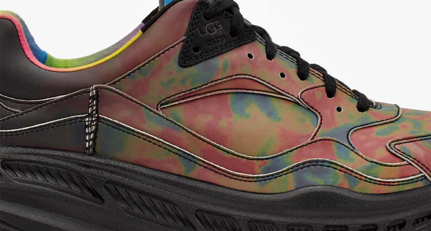 CA805 X Thermal - side of shoe.