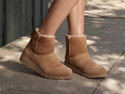 ãUGG Women's Kristin Classic Slim Sheepskin Boots - Chestnutãçåçæå°çµæ