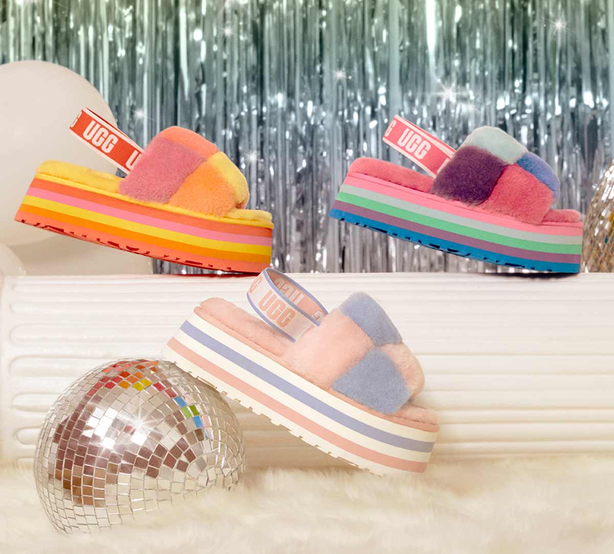 ugg pride disco slippers