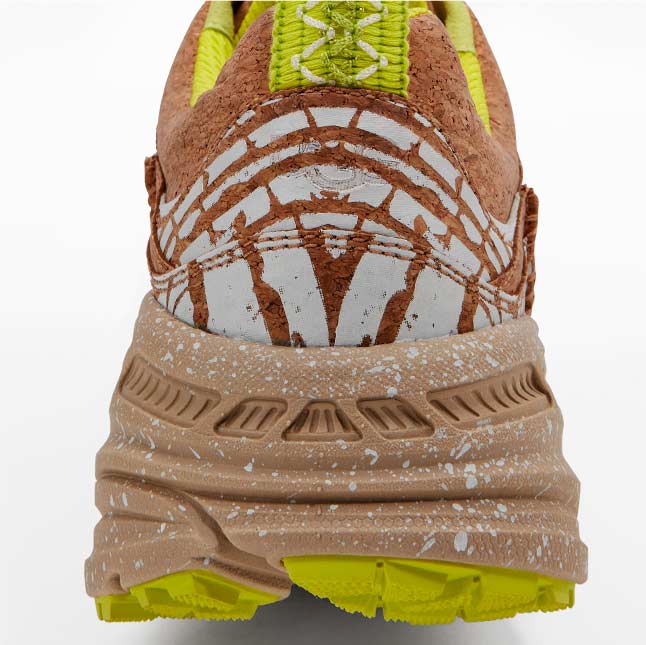 Close-up of the back of the CA805 x Cedar Sneaker.