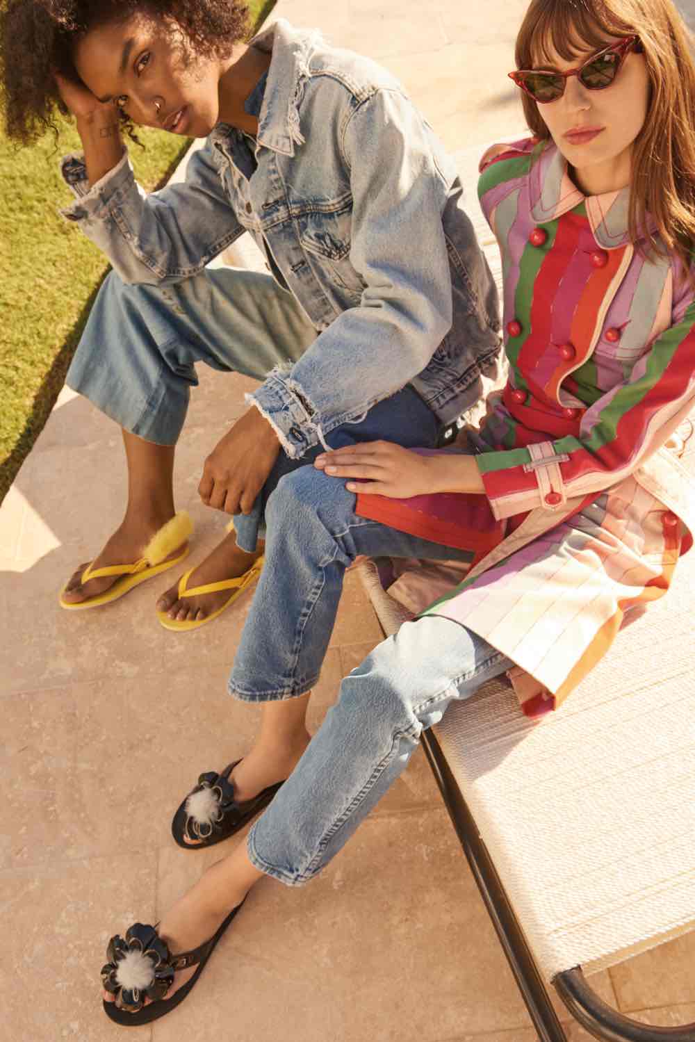 Women's Beach Sandal Collection.