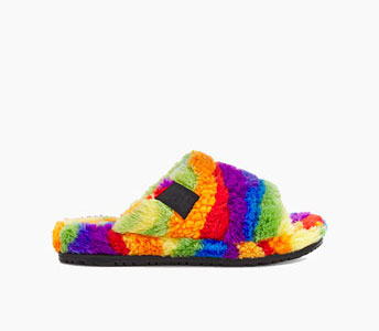 multicolor ugg slides