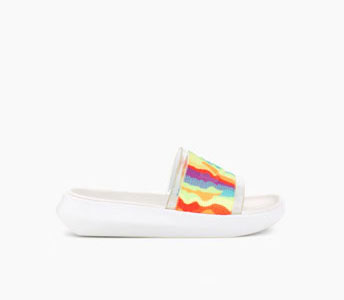 ugg sliders white