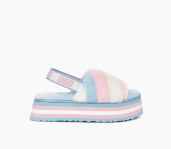 ugg sliders white